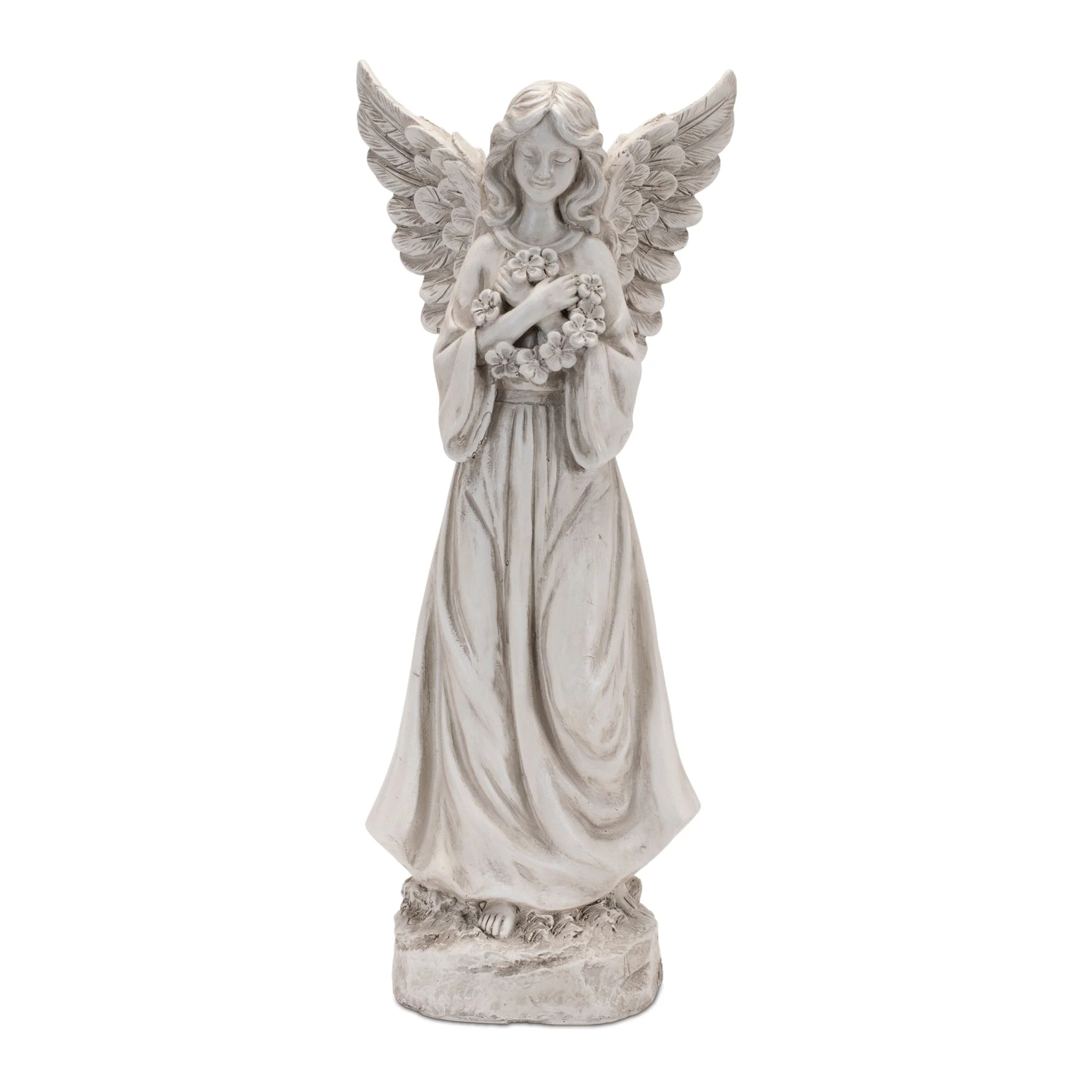 Floral Angel Statue (Set of 3) - Image 2