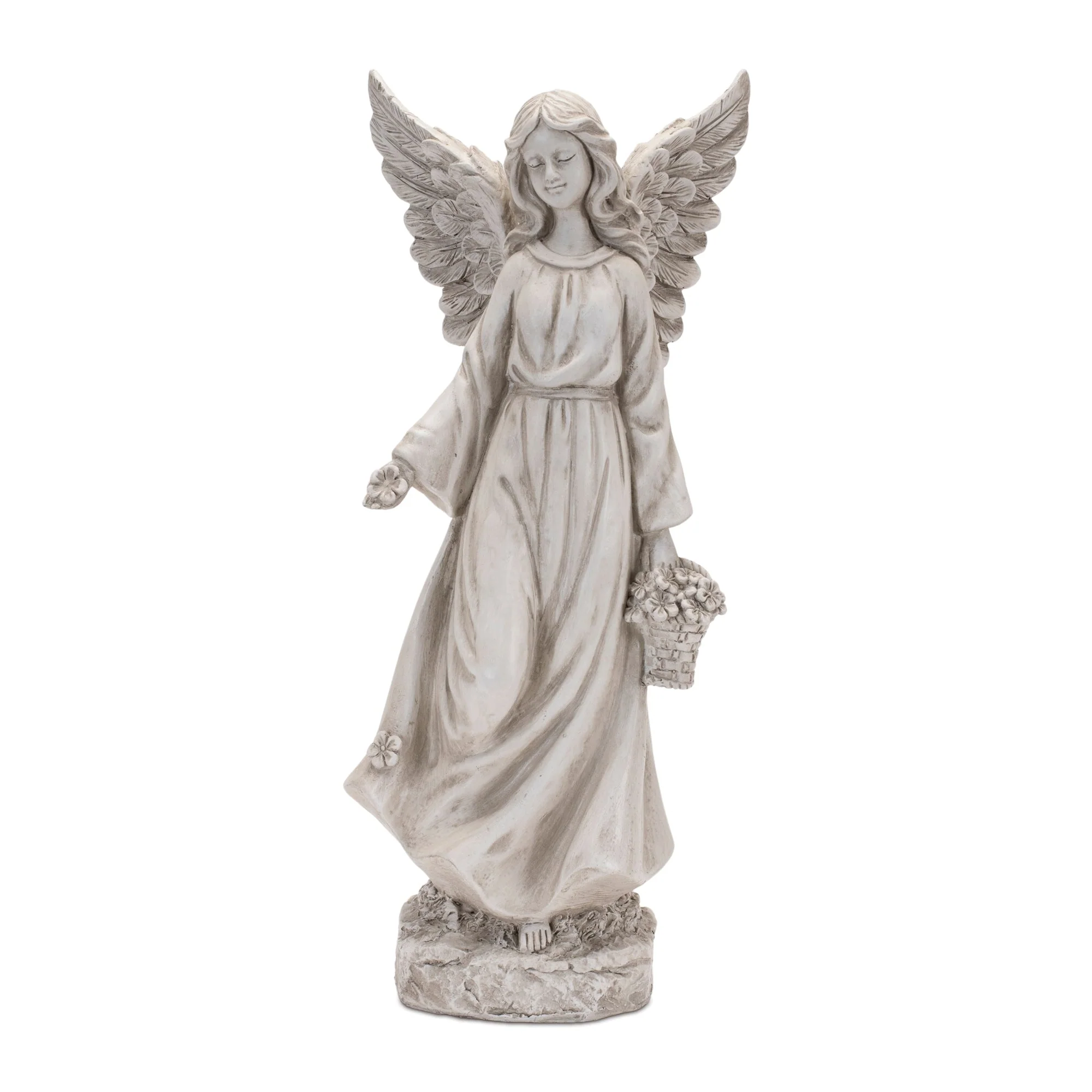 Floral Angel Statue (Set of 3) - Image 3