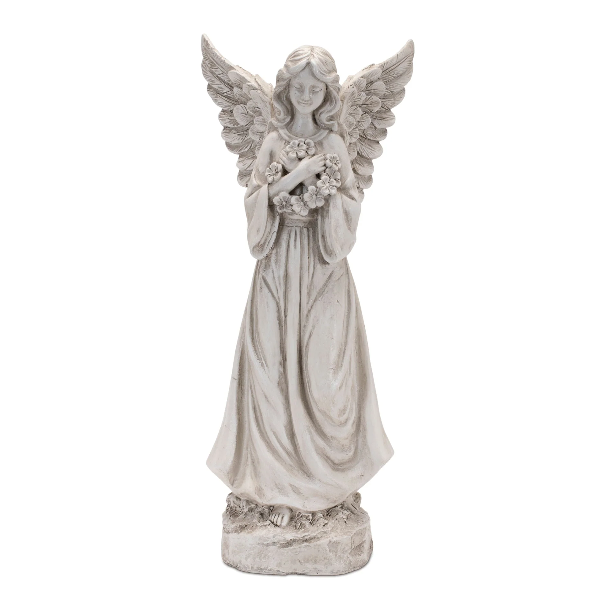 Floral Angel Statue (Set of 3) - Image 4