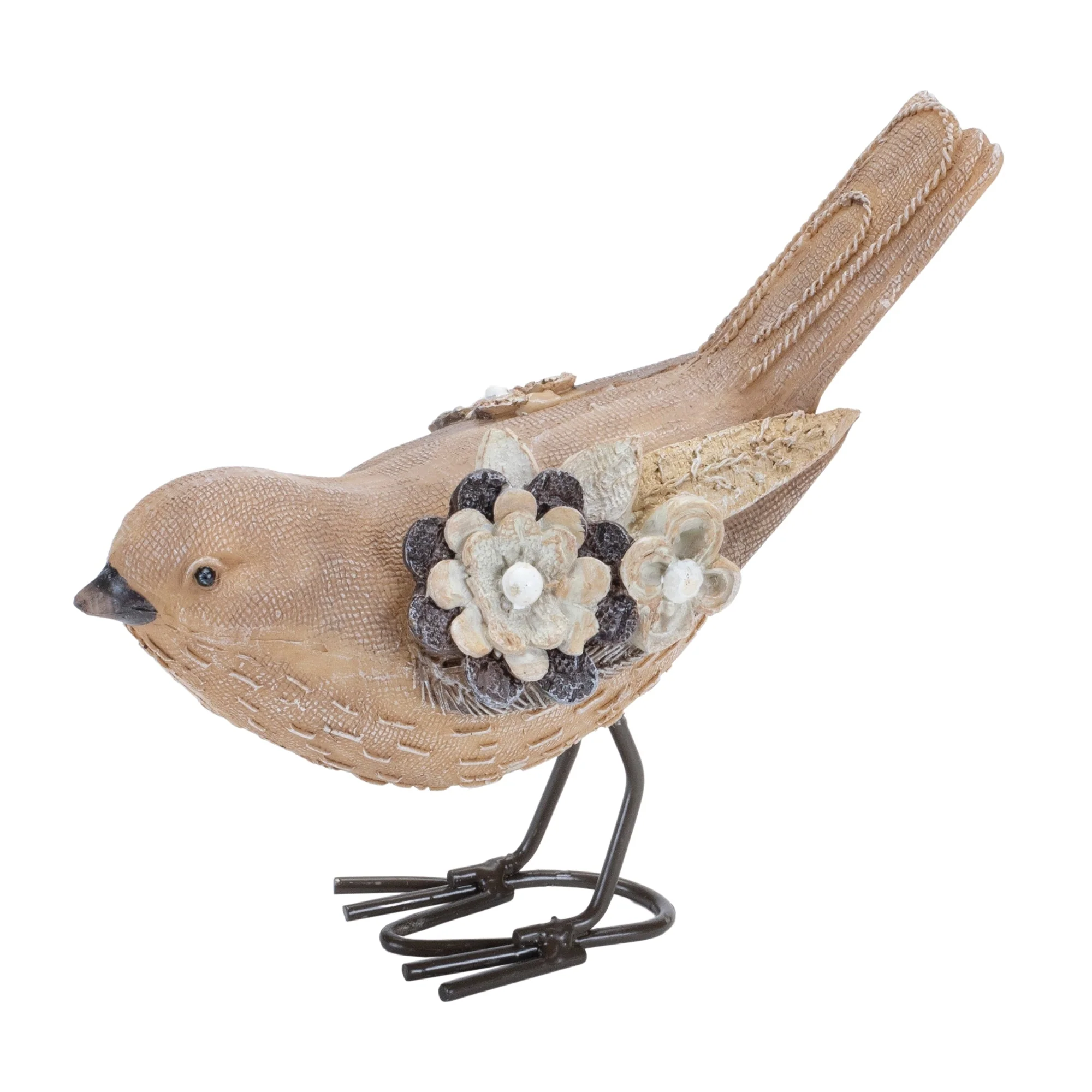 Floral Bird Figurine (Set of 2) - Image 3