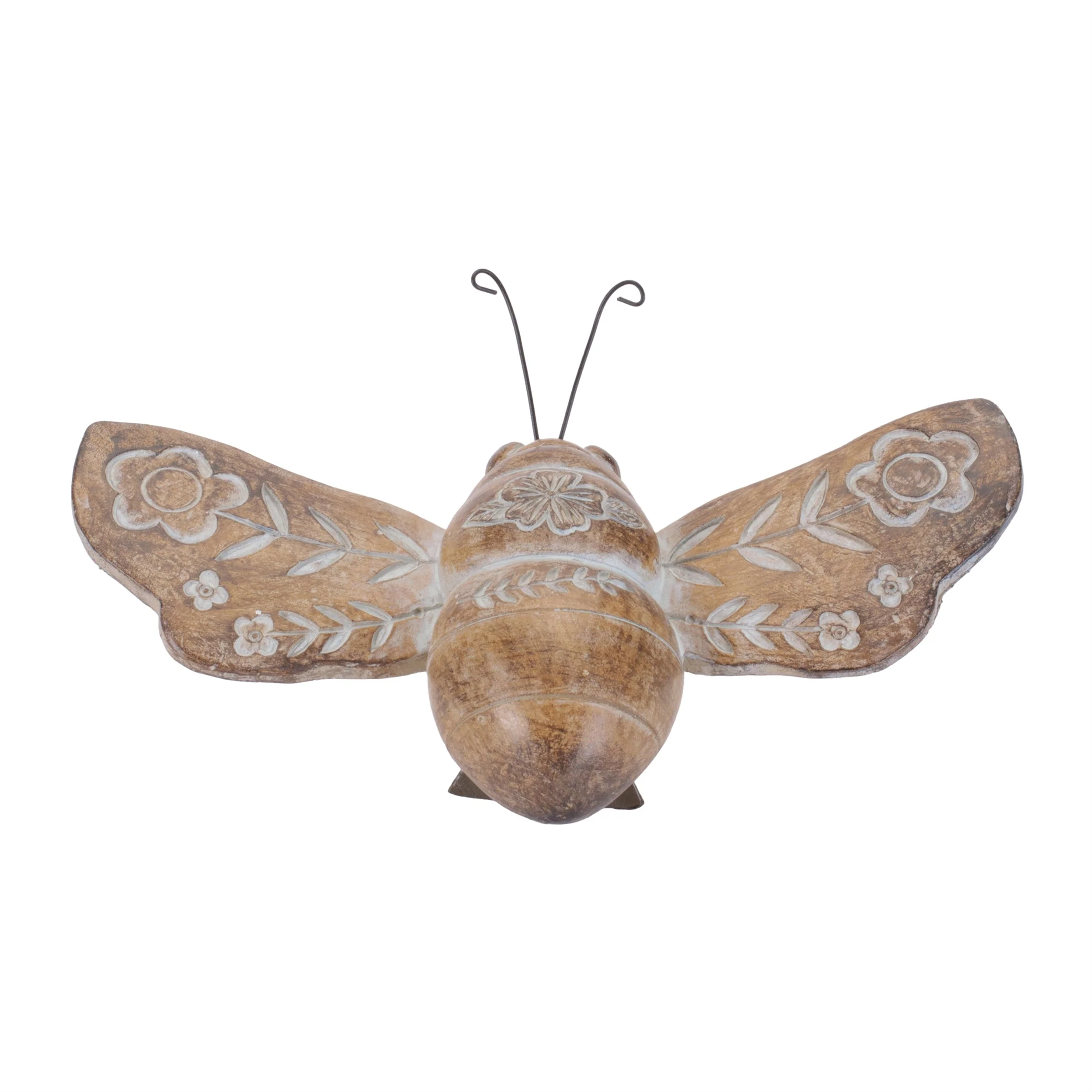 Floral etched insect shelf sitter (set of 4) - Image 3
