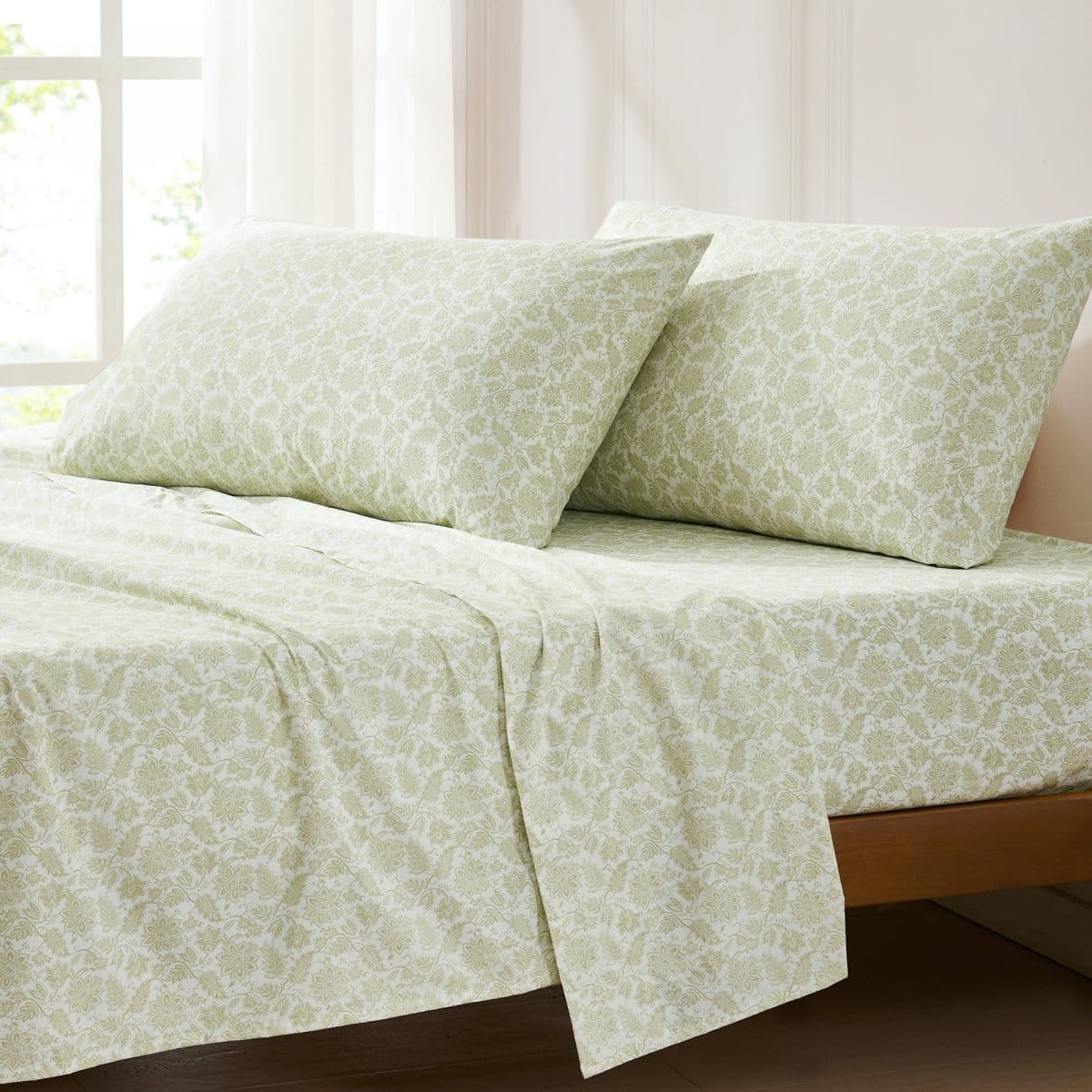 Floral Jacobean Cotton Sheet Set - Image 18
