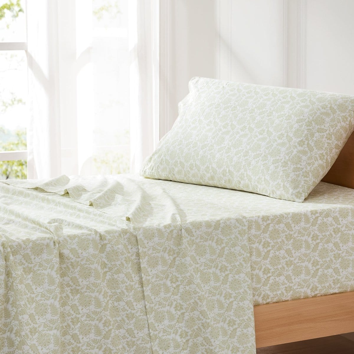 Floral Jacobean Cotton Sheet Set - Image 4