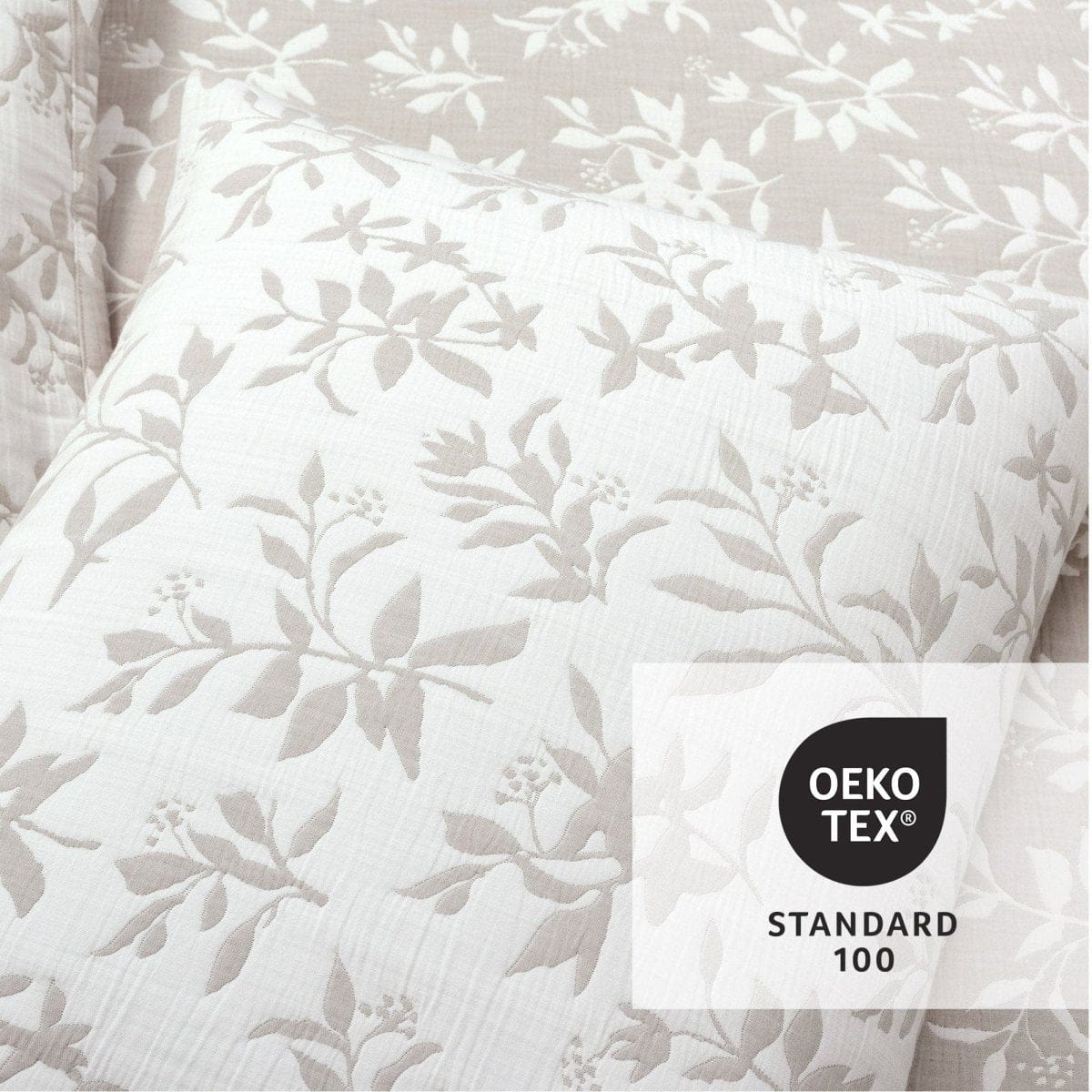 Floral Jacquard Reversible Soft Matelassé 3 Piece Quilt Set - Image 11