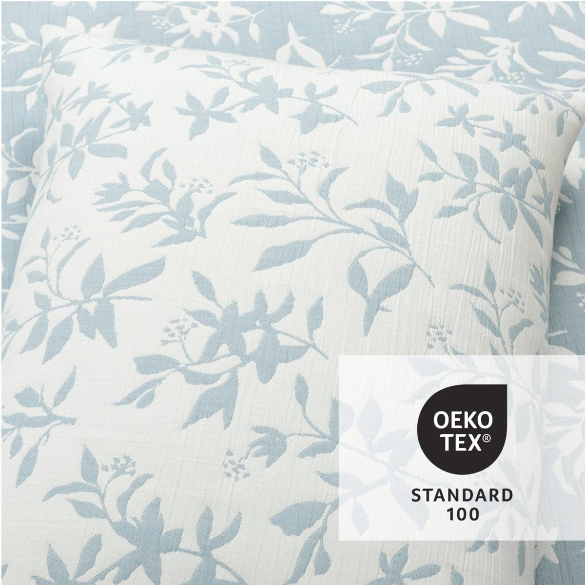 Floral Jacquard Reversible Soft Matelassé 3 Piece Quilt Set - Image 18