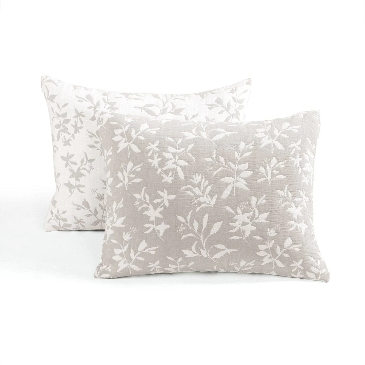 Floral Jacquard Reversible Soft Matelassé 3 Piece Quilt Set - Image 8