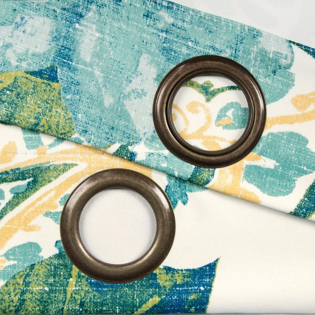 Floral Paisley Light Filtering Window Curtain Set - Image 6