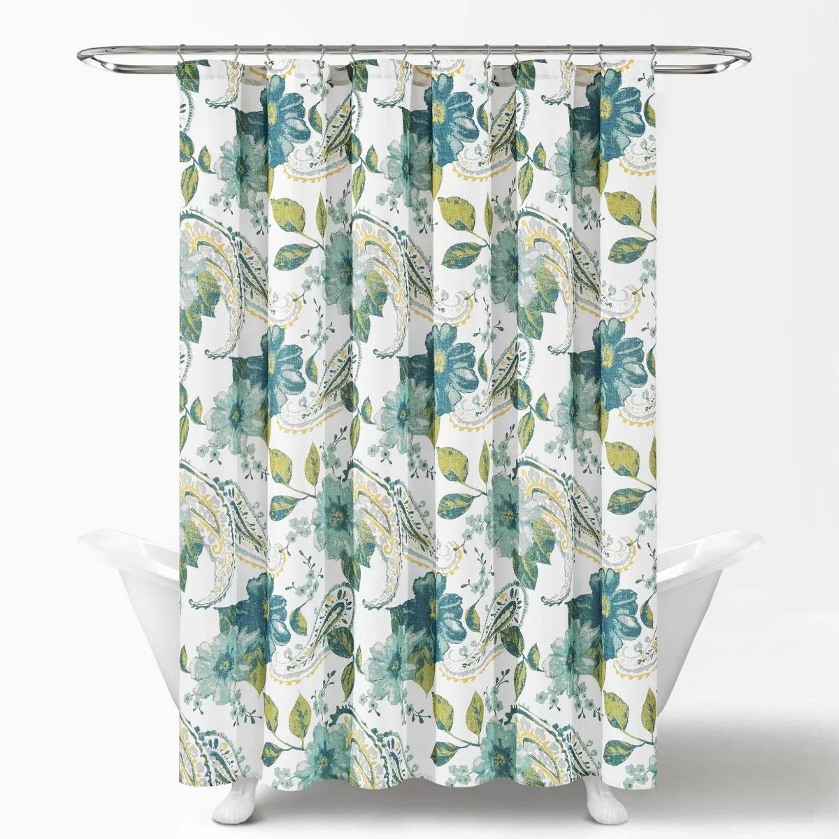 Floral Paisley Shower Curtain - Image 2