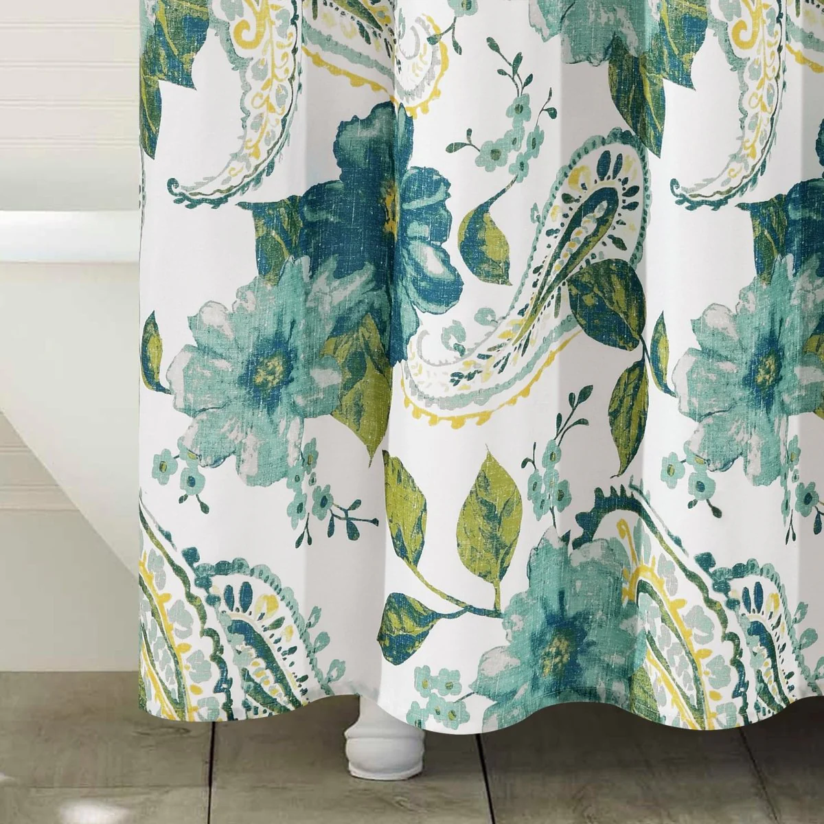 Floral Paisley Shower Curtain - Image 4