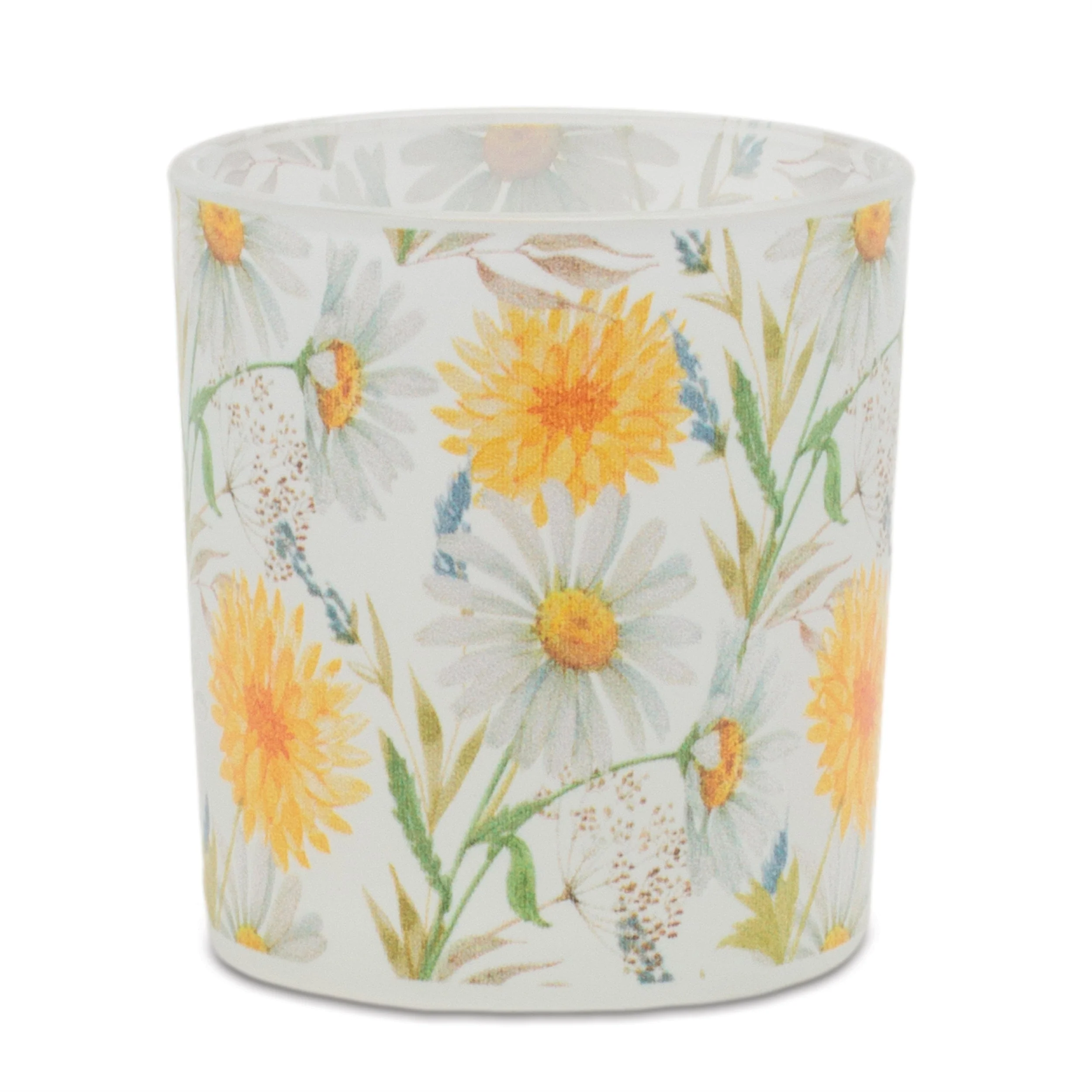 Floral Print Votive Candle Holder Set of 3 - Image 5