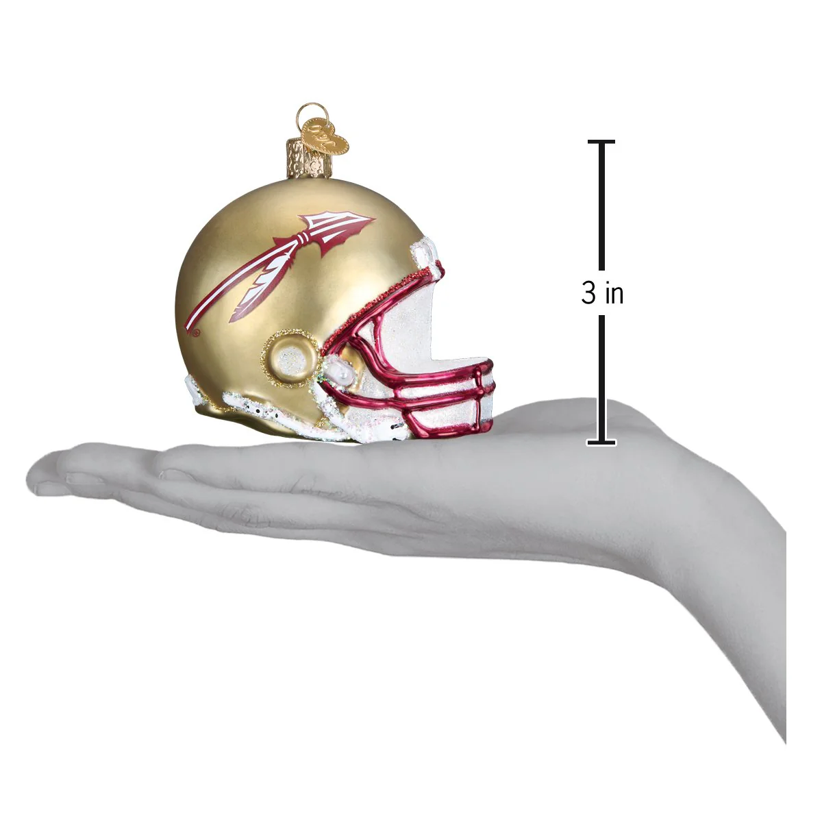 Florida State Helmet Christmas Ornament - Image 4