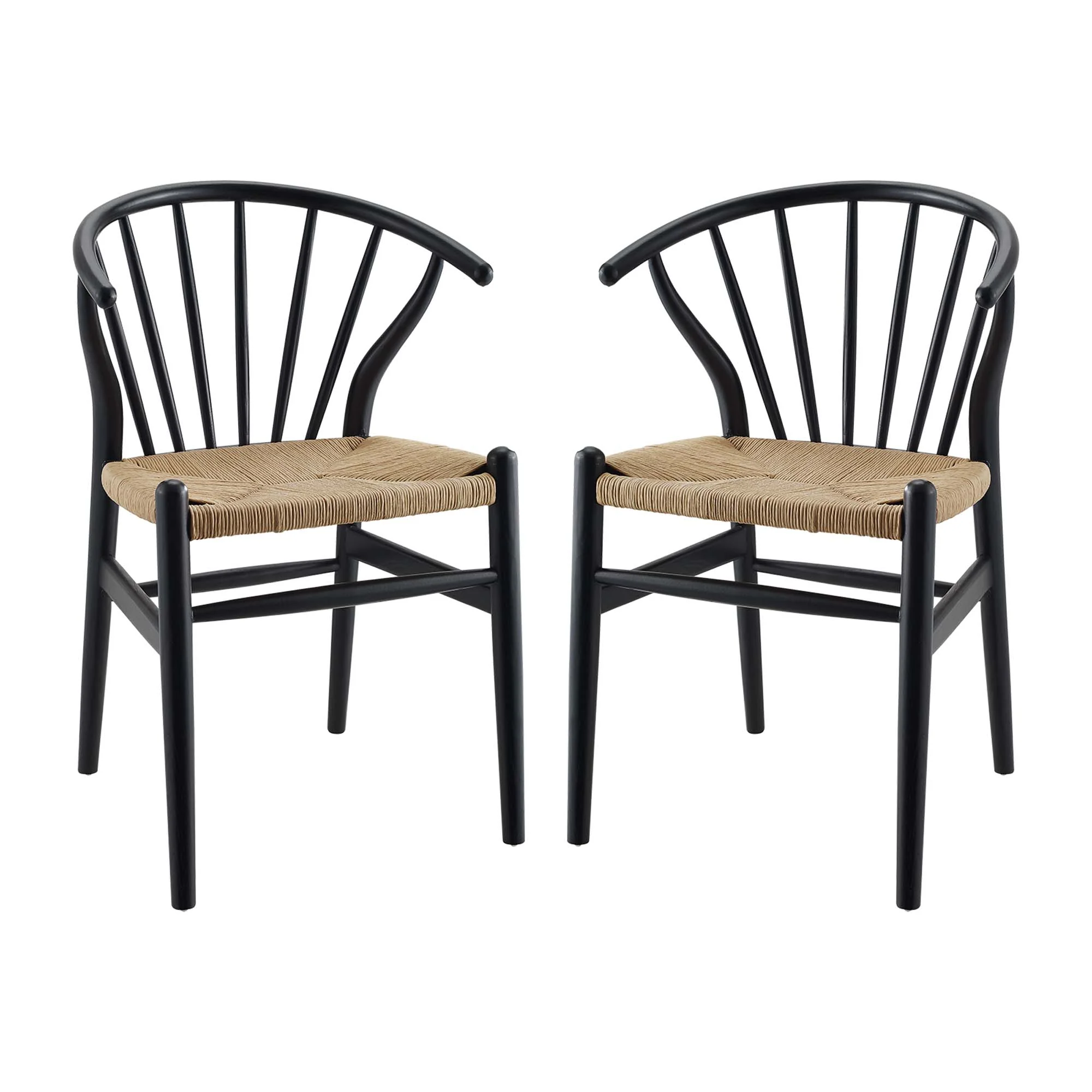 Flourish Spindle Wood Dining Side Chair Set of 2 by Modway - Image 14