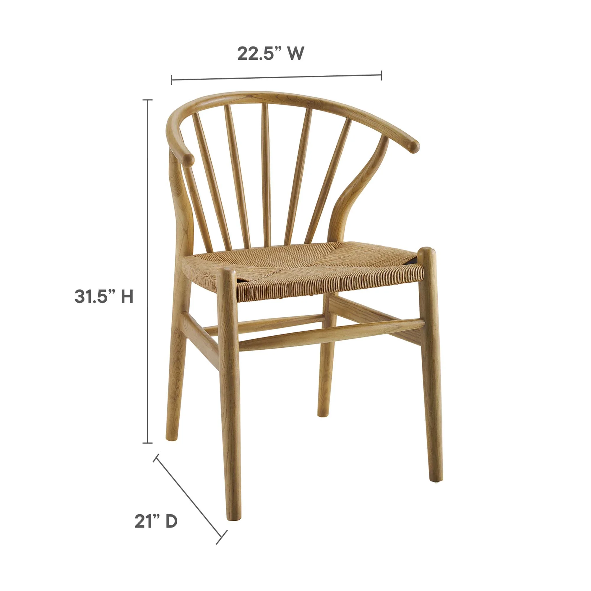 Flourish Spindle Wood Dining Side Chair Set of 2 by Modway - Image 7