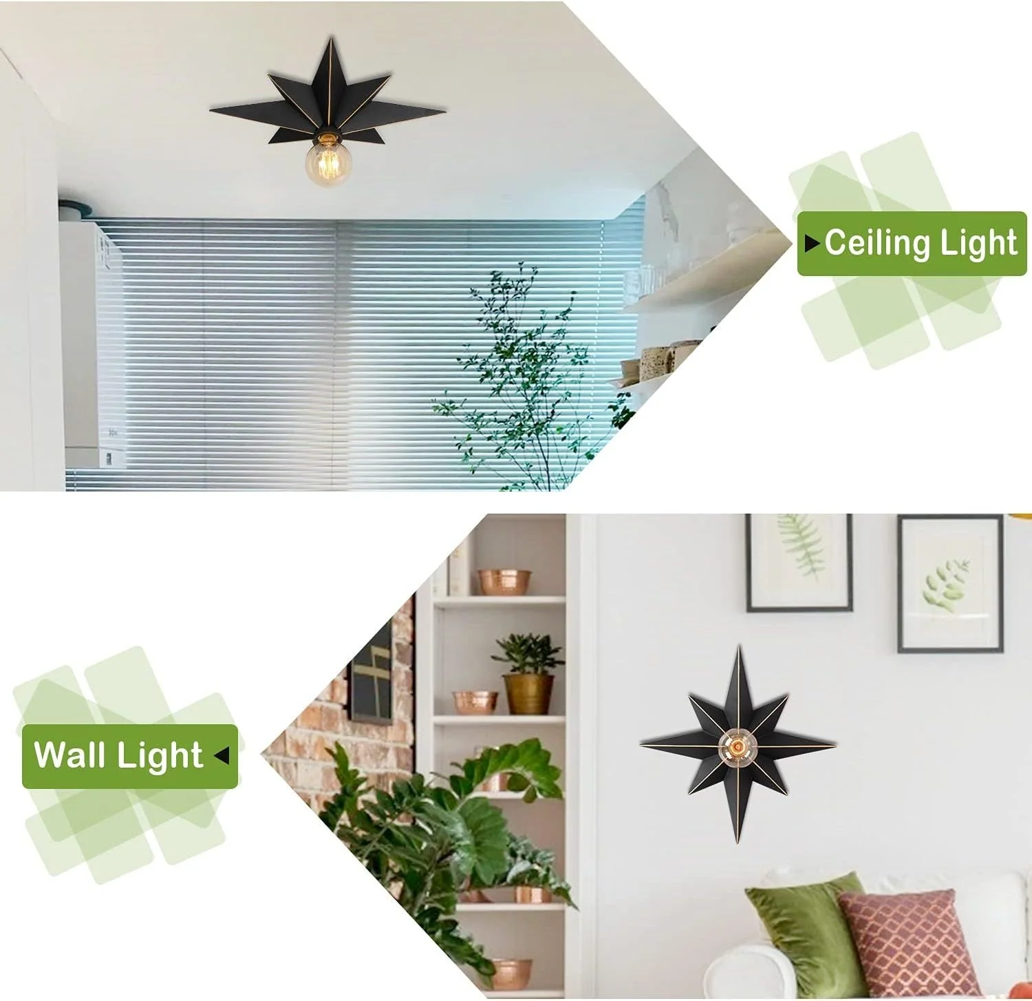 Flush Mount Industrial Ceiling Light - Image 5