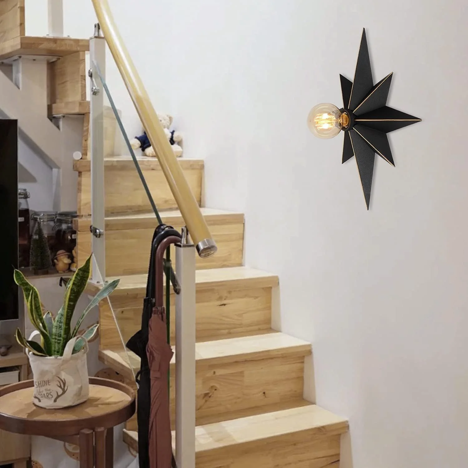 Flush Mount Industrial Ceiling Light - Image 6