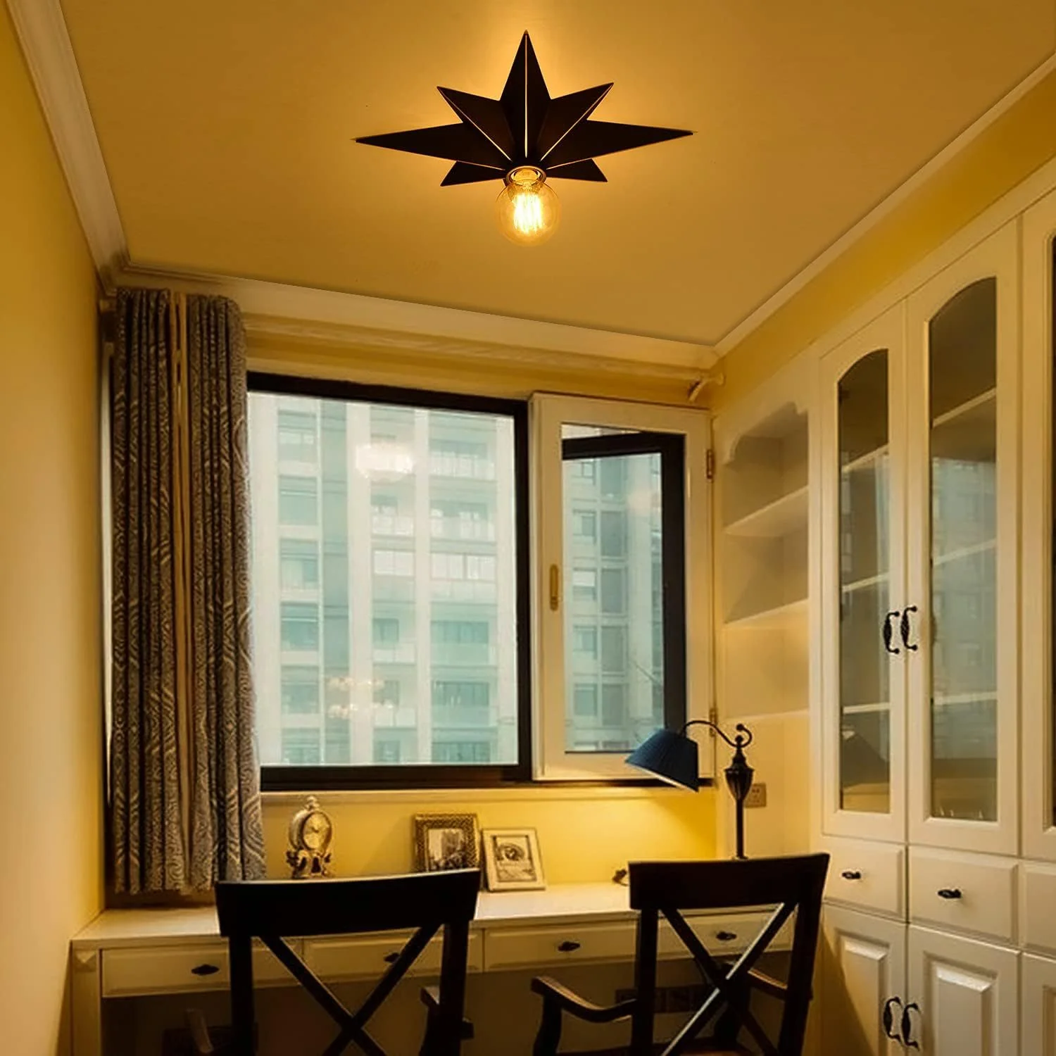 Flush Mount Industrial Ceiling Light - Image 7