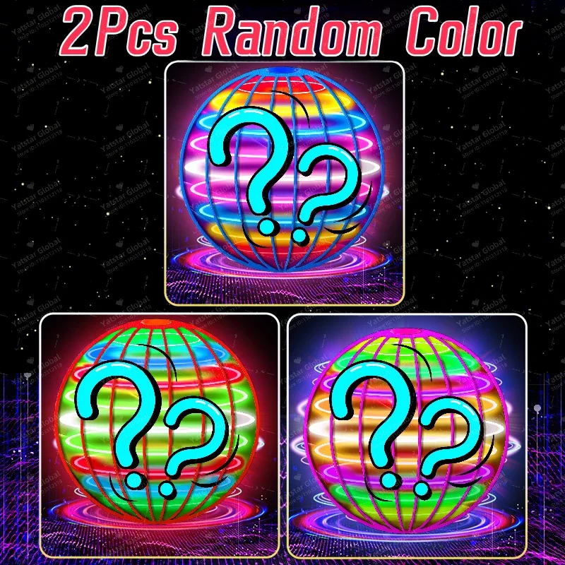 Flying LED Ball Toy for Kids – Hand Controlled 360° Rotating Cosmic Globe - Image 10