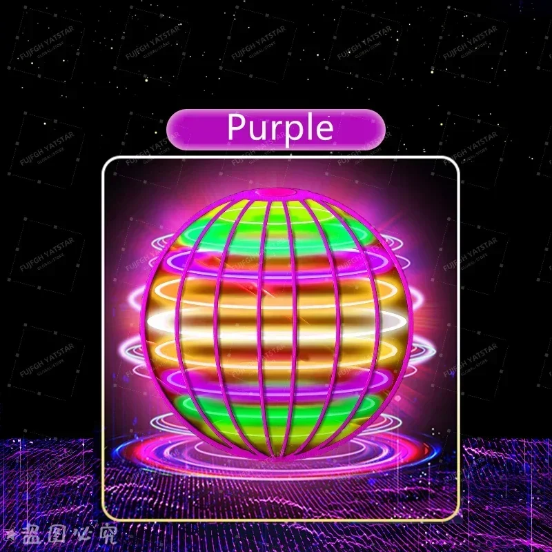 Flying LED Ball Toy for Kids – Hand Controlled 360° Rotating Cosmic Globe - Image 11