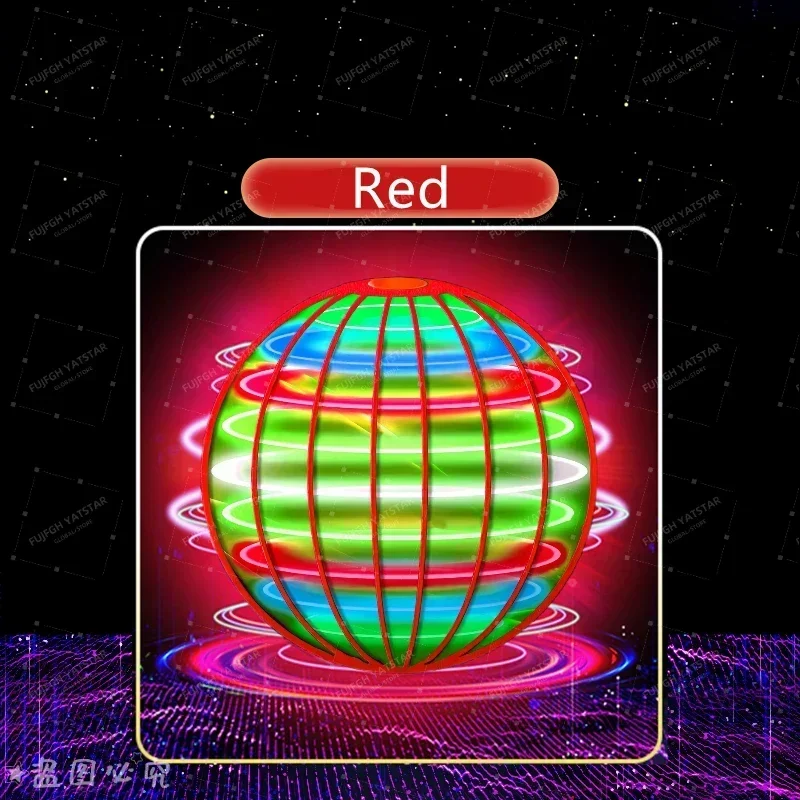 Flying LED Ball Toy for Kids – Hand Controlled 360° Rotating Cosmic Globe - Image 7