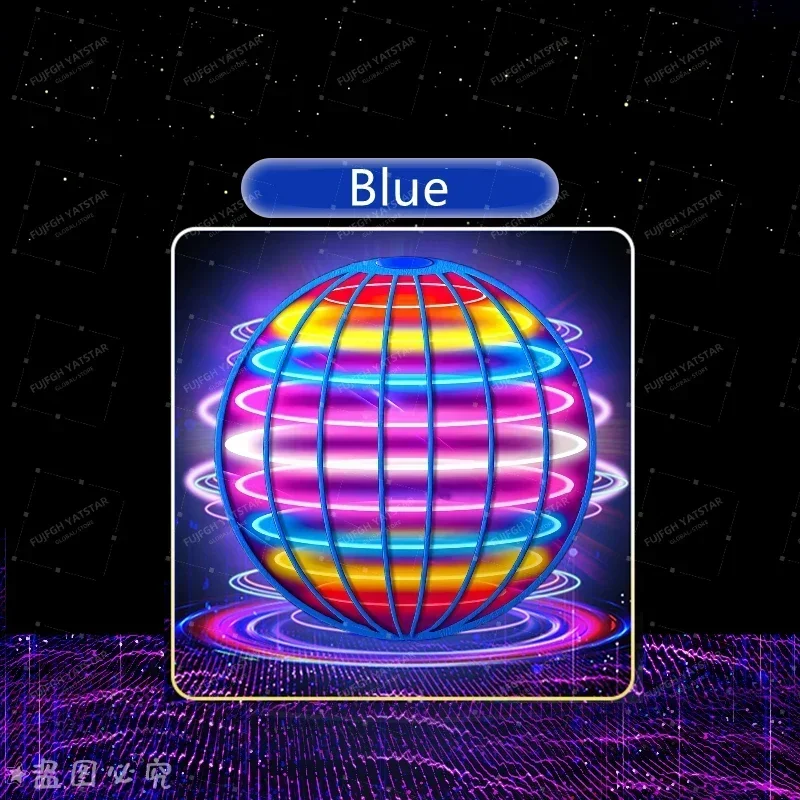 Flying LED Ball Toy for Kids – Hand Controlled 360° Rotating Cosmic Globe - Image 8