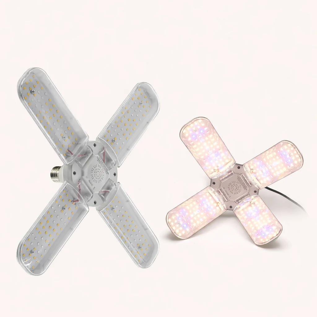 Foldable LED Grow Light E27 Full Spectrum Plant Bulb for Indoor Plants - Image 7
