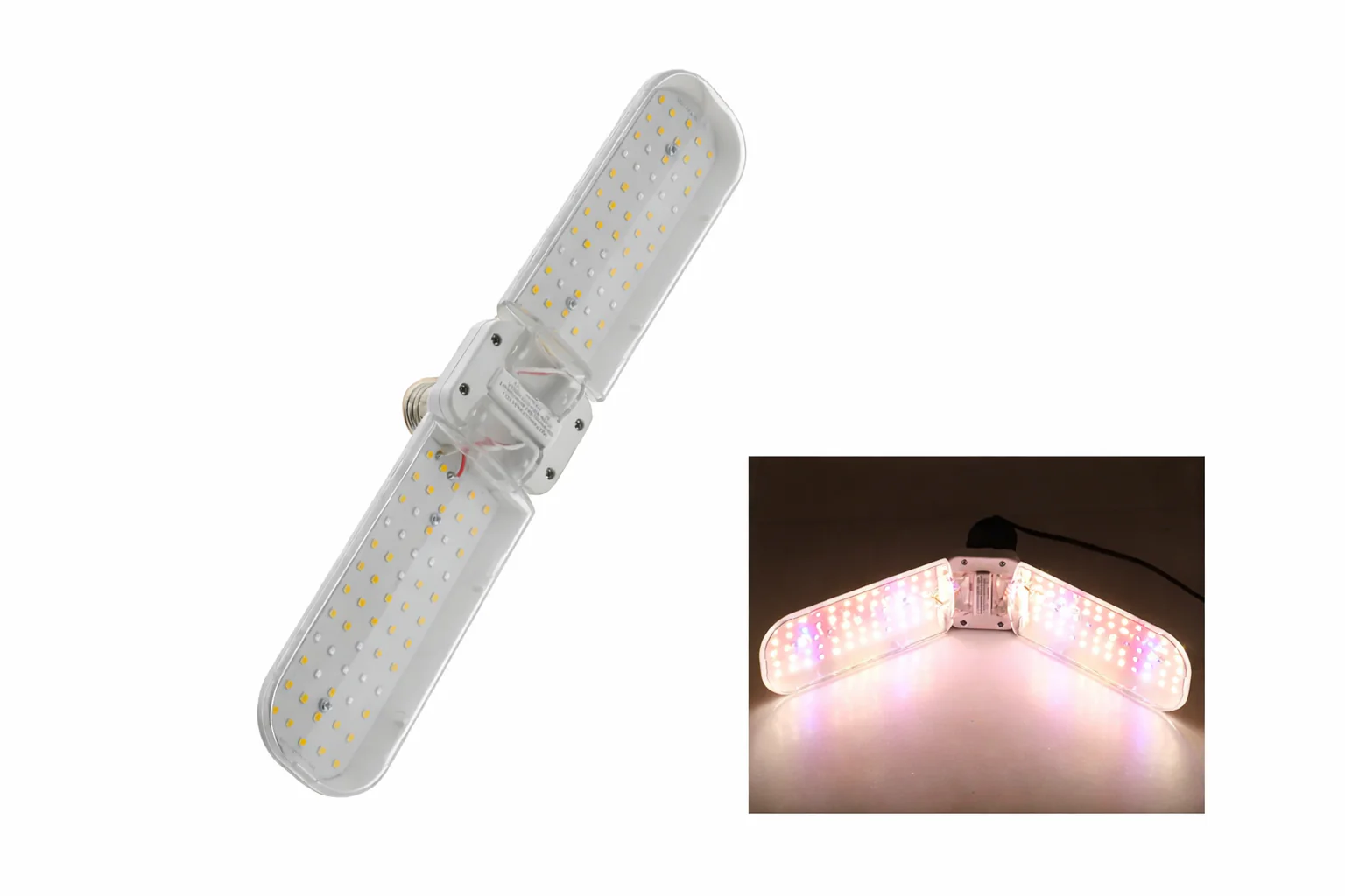 Foldable LED Grow Light E27 Full Spectrum Plant Bulb for Indoor Plants - Image 8