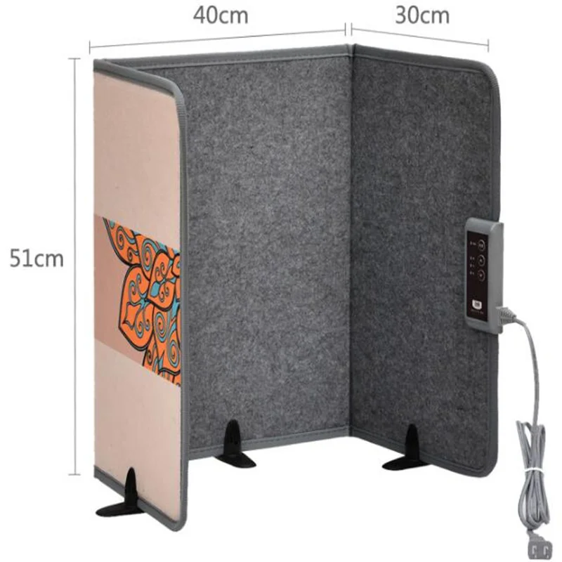 Foldable Under Desk Foot Warmer Portable Electric Heated Blanket for Office Home - Image 3