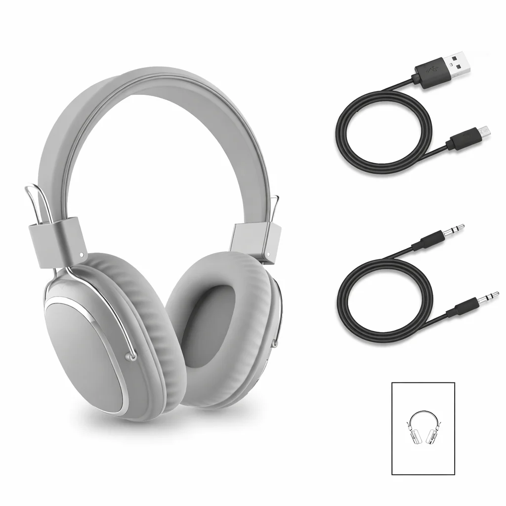 Foldable Wireless Bluetooth 5.3 Headphones with Mic Stereo Over Ear Wired Option - Image 9