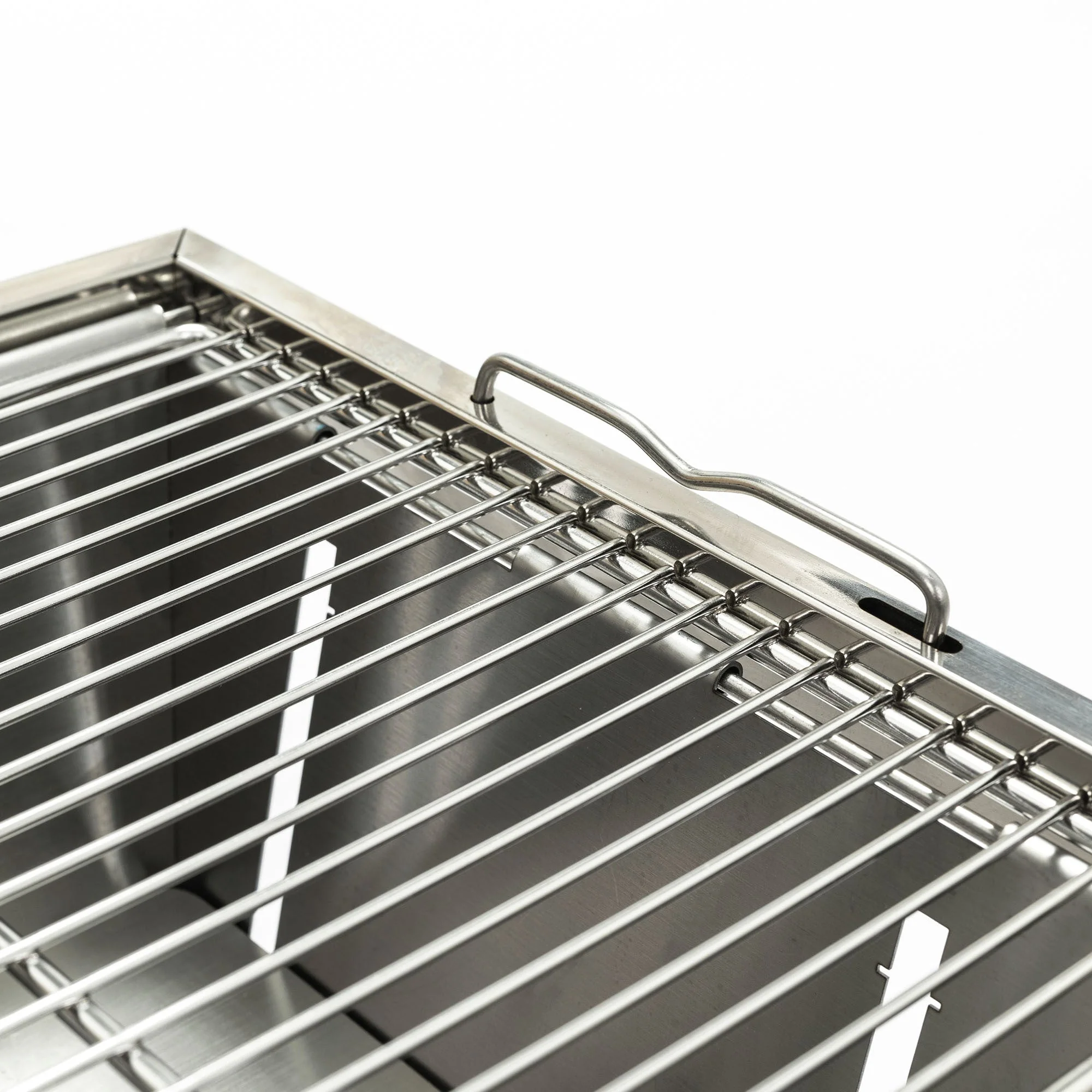 Folded Portable BBQ Outdoor Charcoal Barbecue Set - Image 2