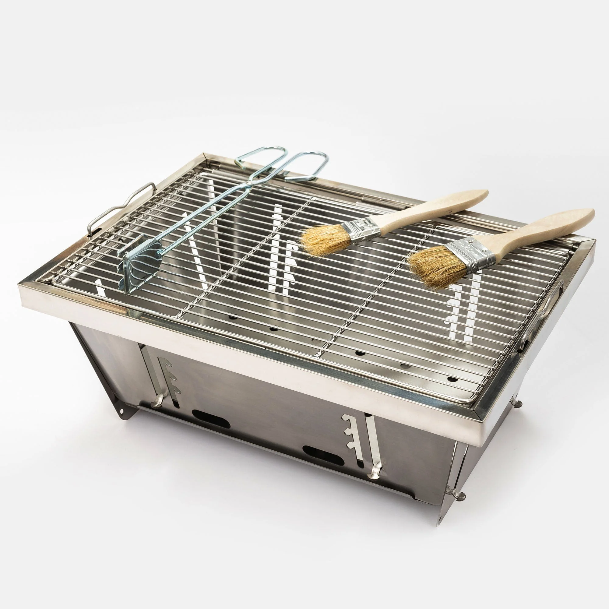 Folded Portable BBQ Outdoor Charcoal Barbecue Set - Image 7