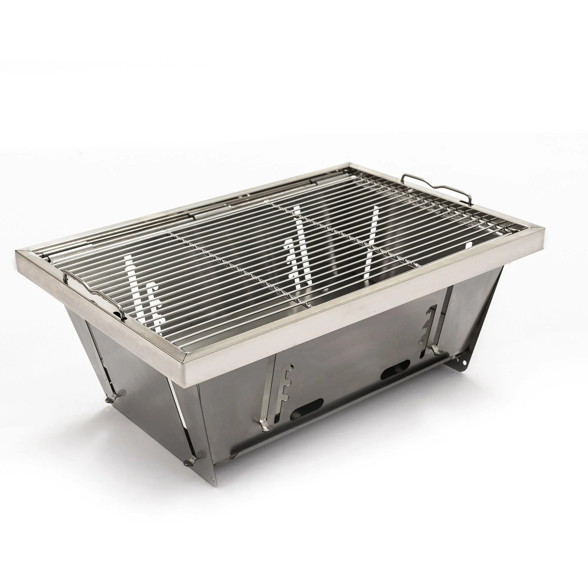 Folded Portable BBQ Outdoor Charcoal Barbecue Set - Image 8
