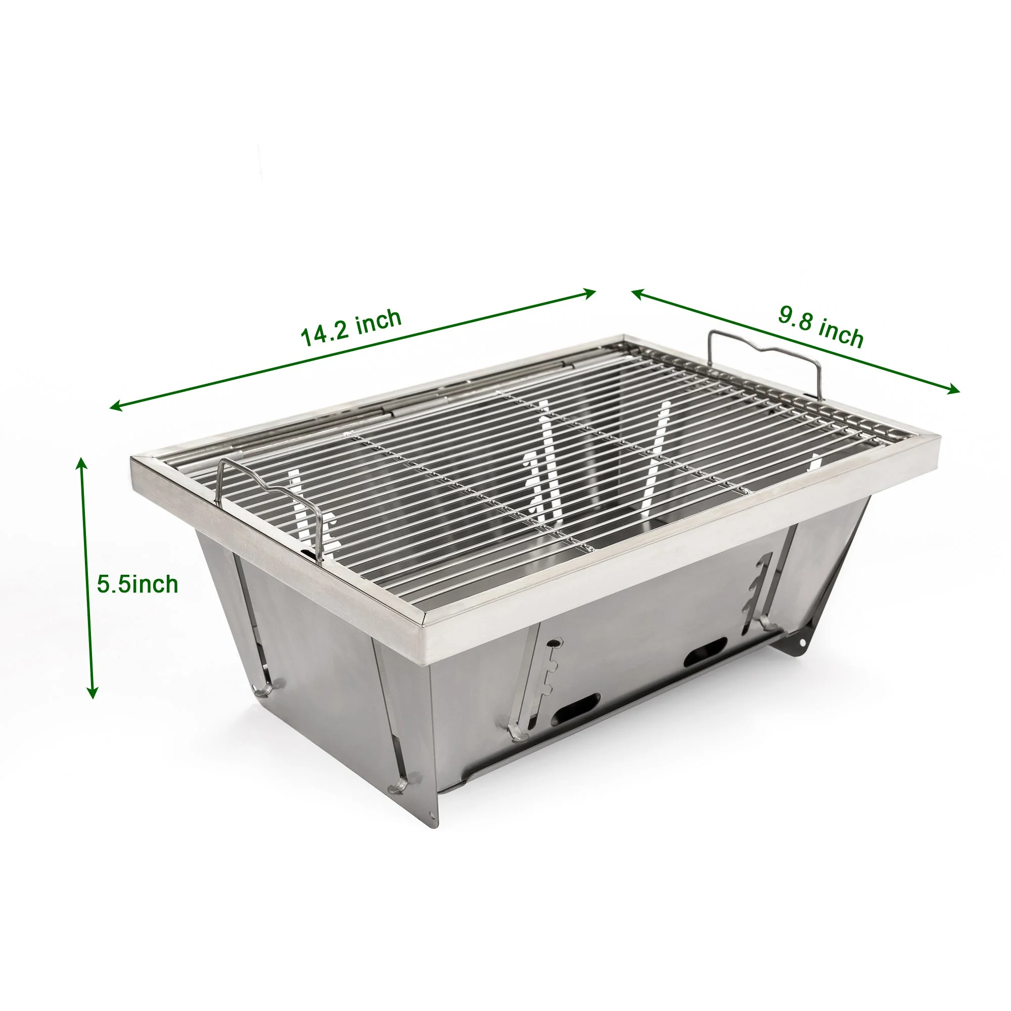 Folded Portable BBQ Outdoor Charcoal Barbecue Set - Image 9