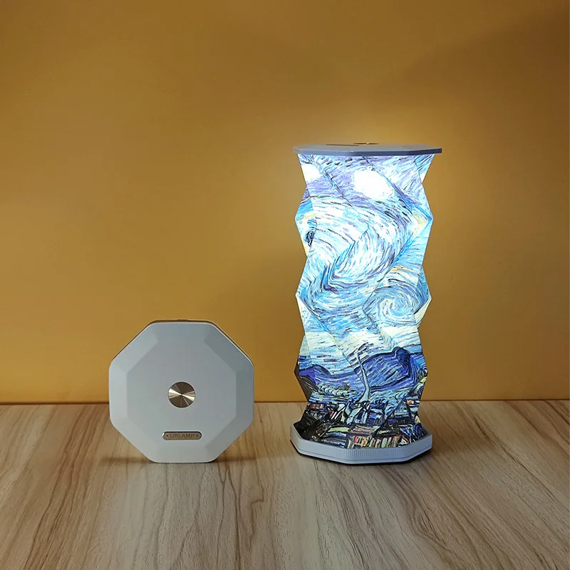 Folding Book Lamp Portable Paper Lantern Dimmable Night Light USB-C Table Lamp - Image 7