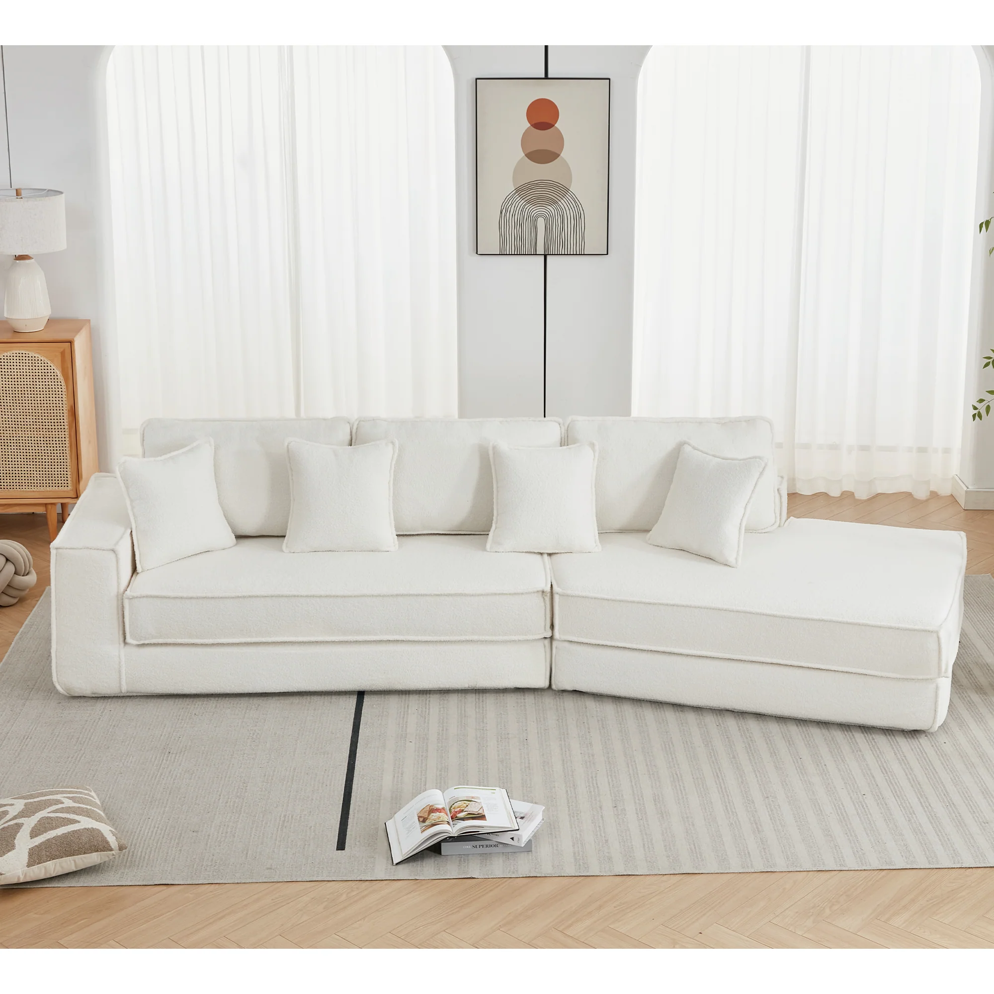 Folding Convertible Sleeper Sofa Bed - Image 11