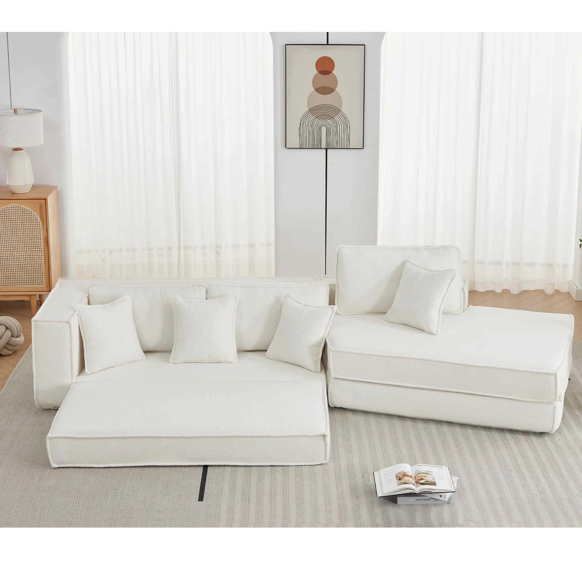 Folding Convertible Sleeper Sofa Bed - Image 6