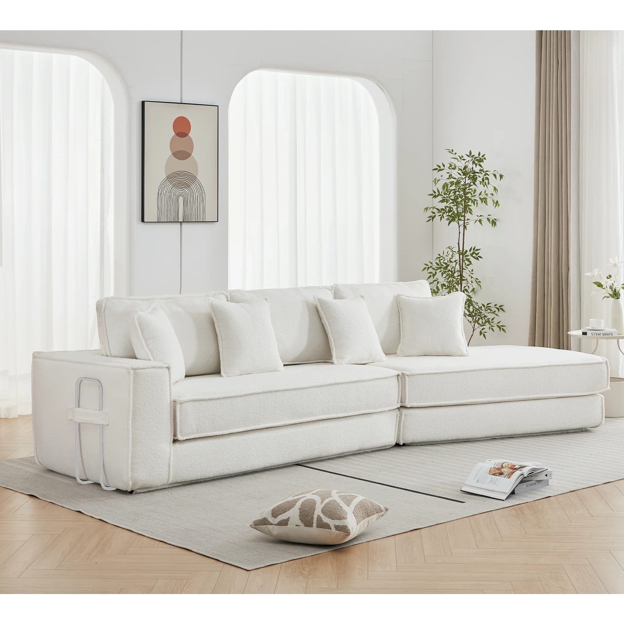 Folding Convertible Sleeper Sofa Bed - Image 8