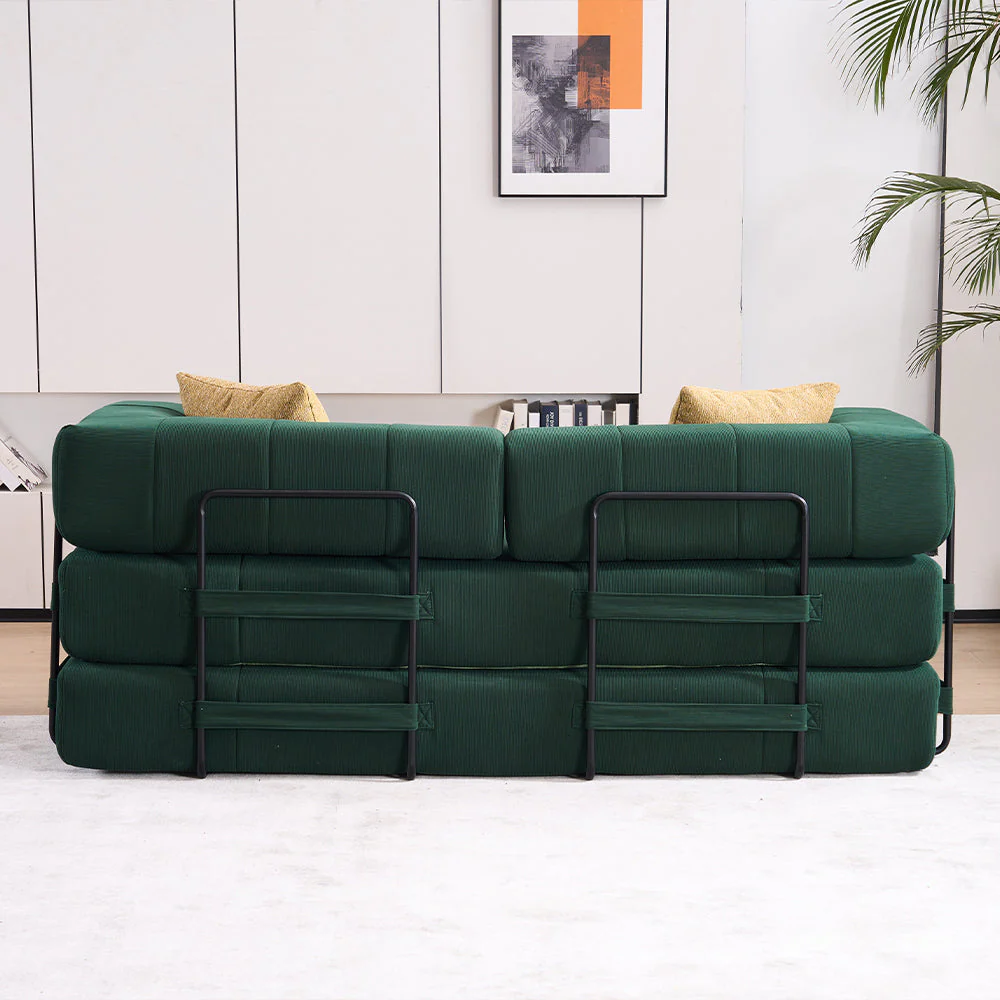 Folding Sofa Bed 78.5" Convertible Couch with 2 Pillows - Image 15