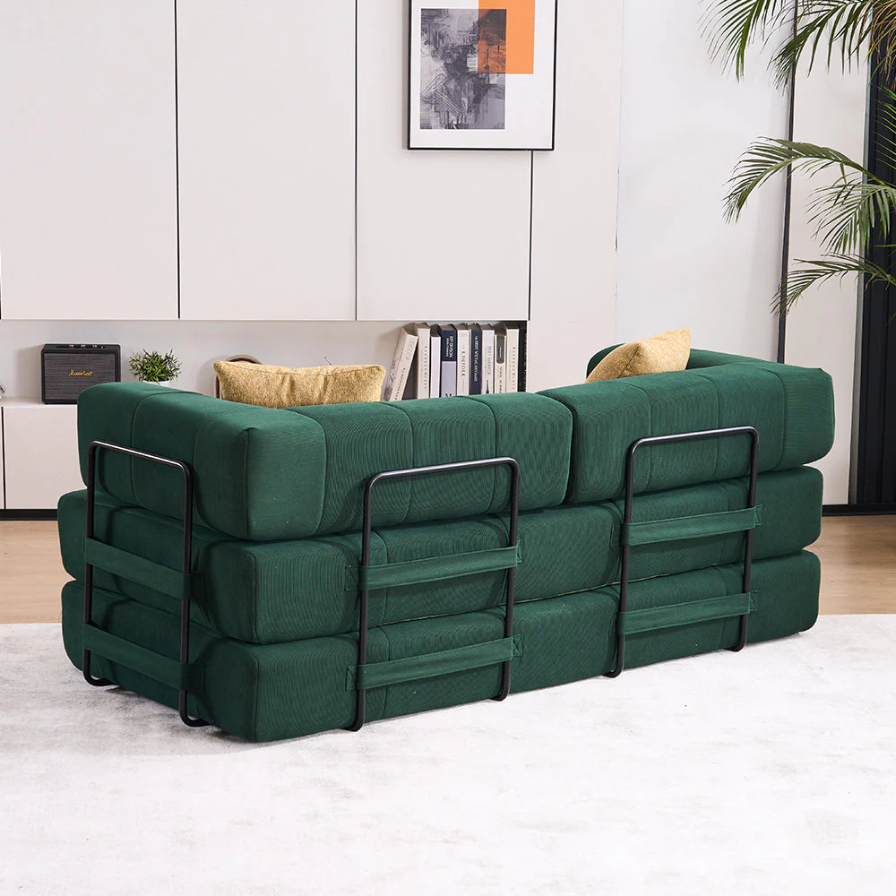 Folding Sofa Bed 78.5" Convertible Couch with 2 Pillows - Image 18