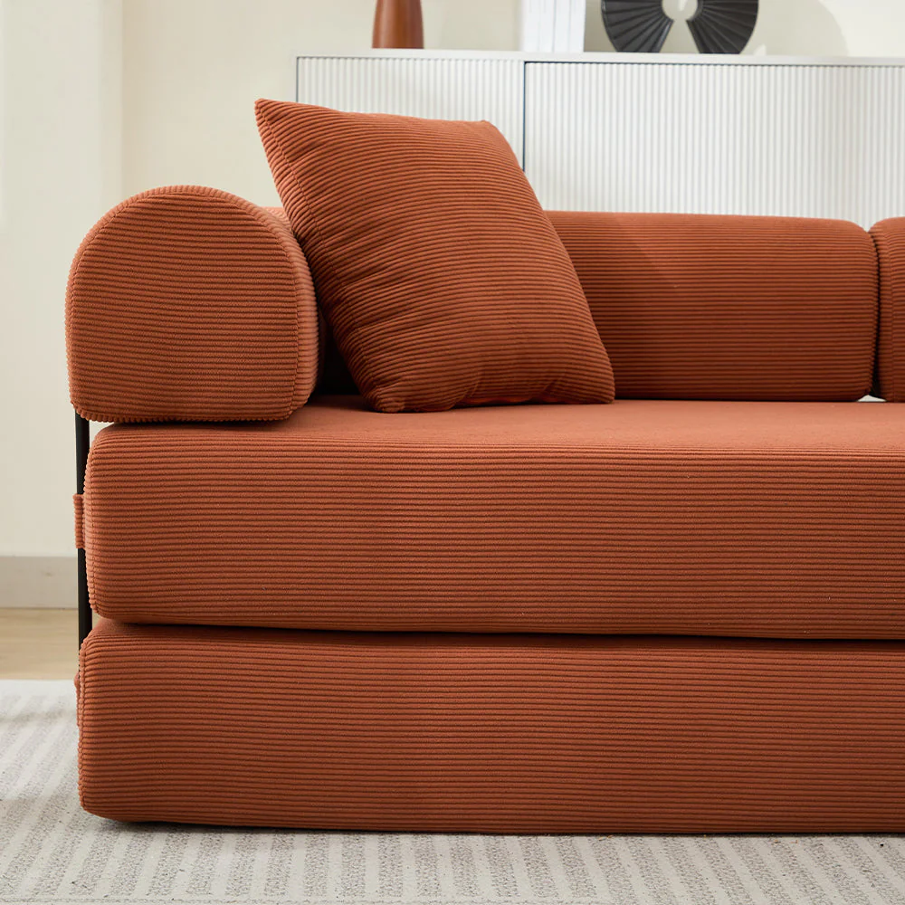 Folding Sofa Bed 78.5" Convertible Couch with 2 Pillows - Image 13