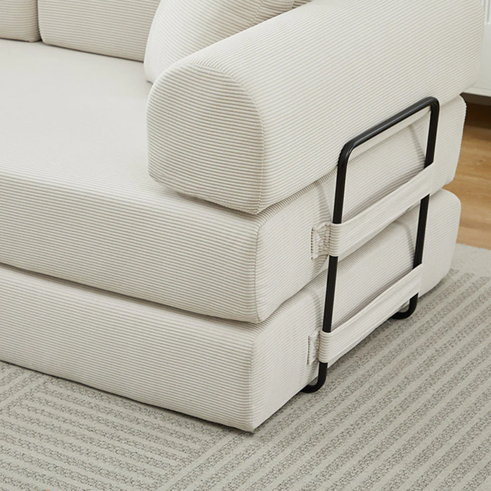 Folding Sofa Bed Convertible Couch with 2 Pillows - Image 13