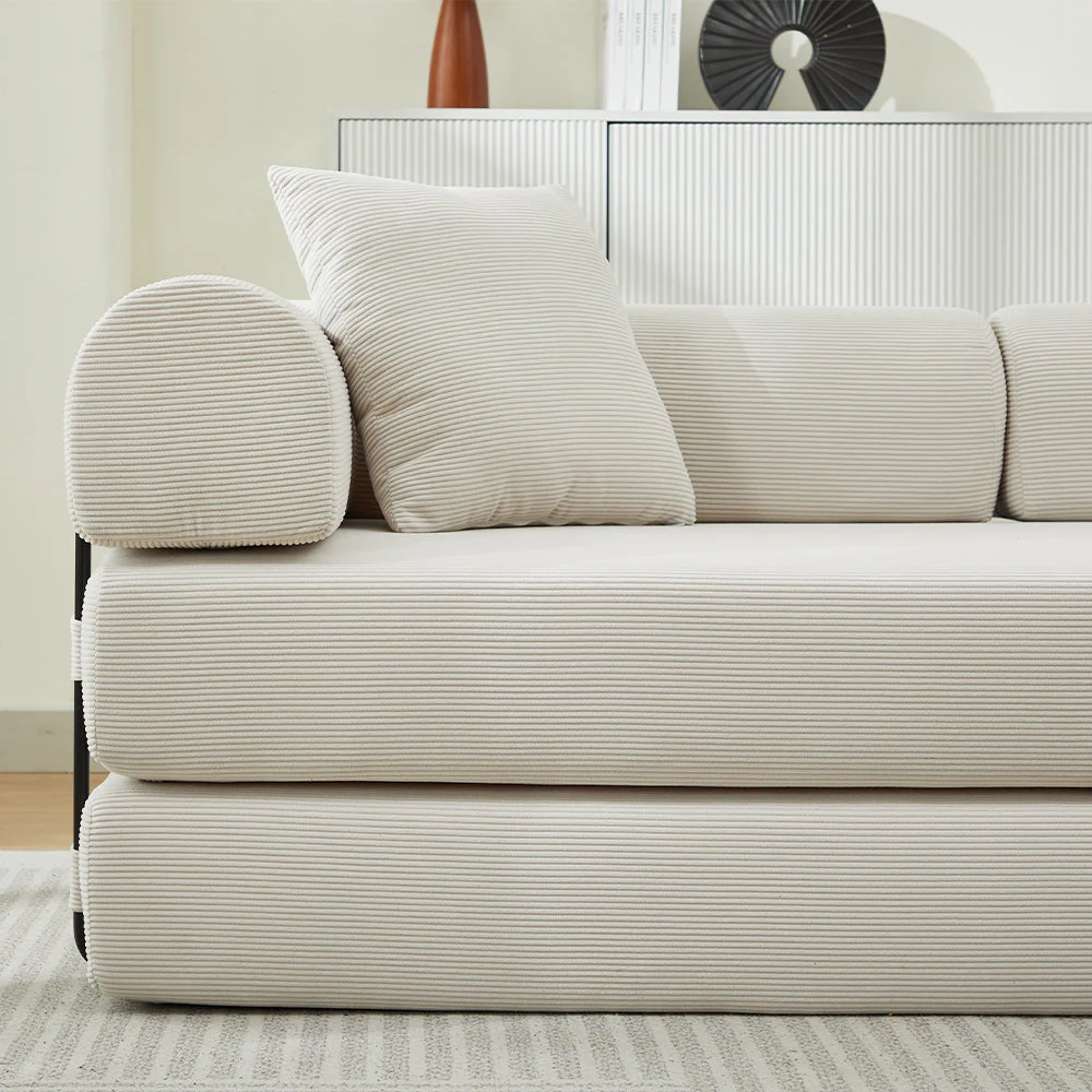 Folding Sofa Bed Convertible Couch with 2 Pillows - Image 20