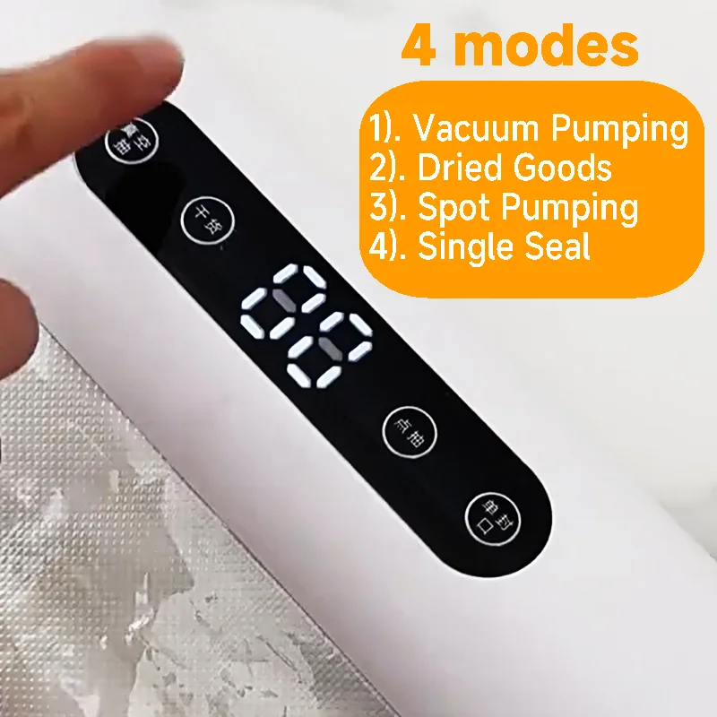 Food Vacuum Sealer Machine for Food Storage Kitchen Vacuum Packer and Bag Sealer - Image 6