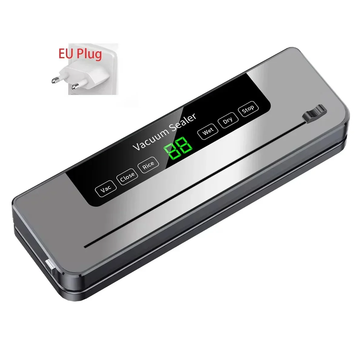 Food Vacuum Sealer Machine Wet Dry Modes with UV and Built-in Cutter for Storage - Image 11
