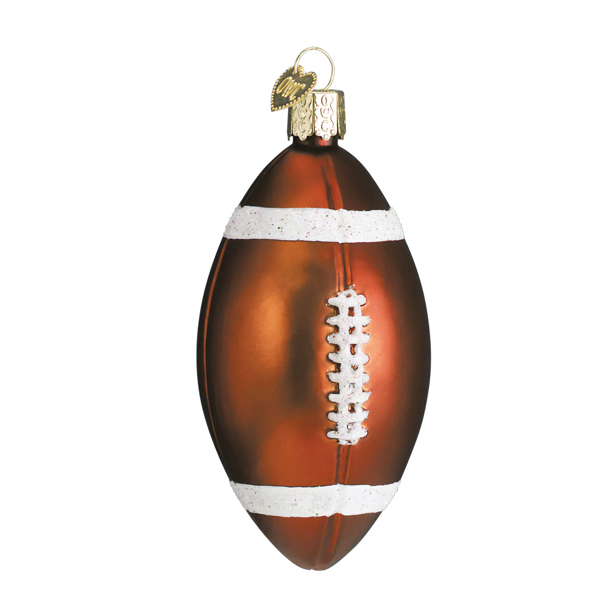 Football Glass Ornament by Old World Christmas - Image 3