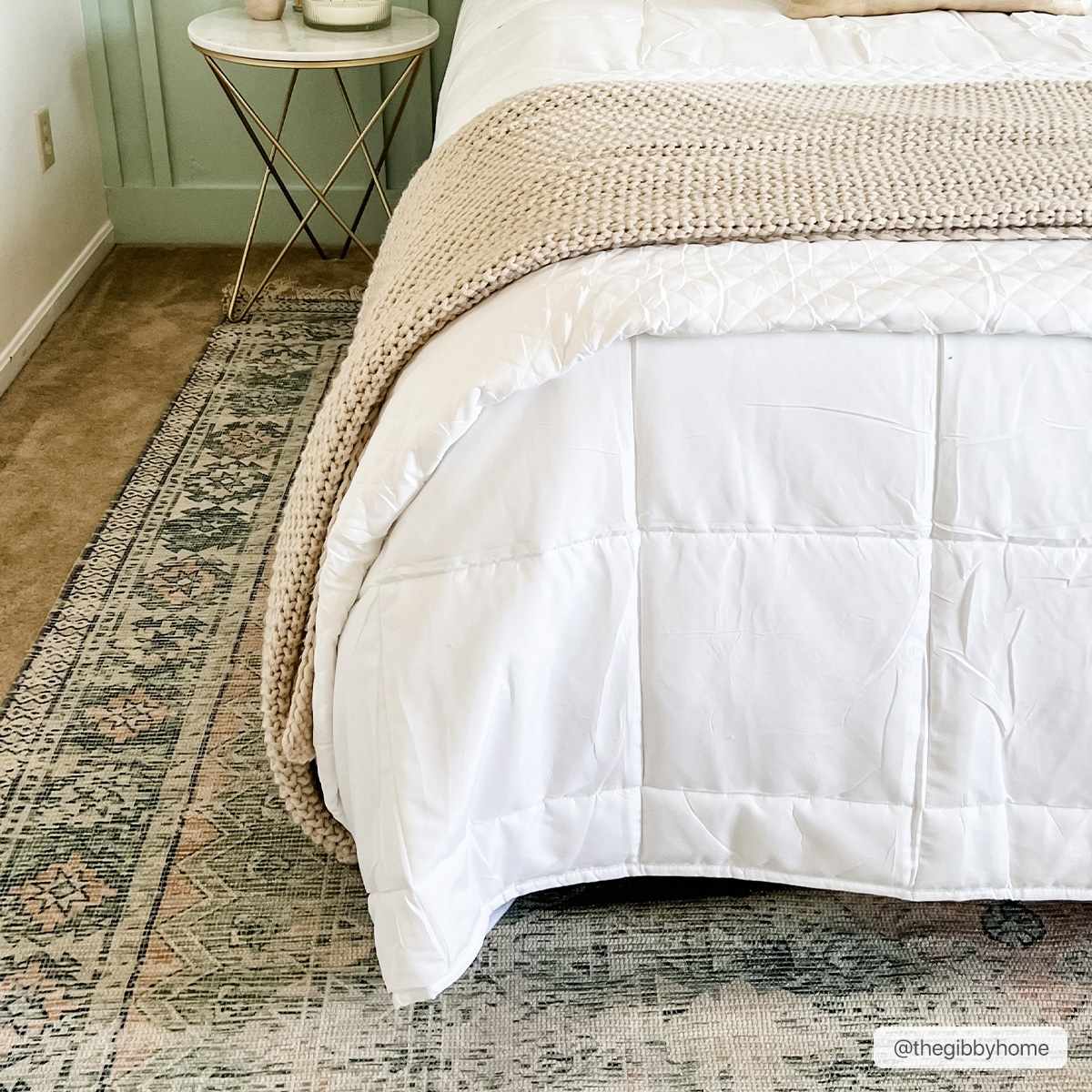 Foraker Sage Green Cotton Rug - Image 3