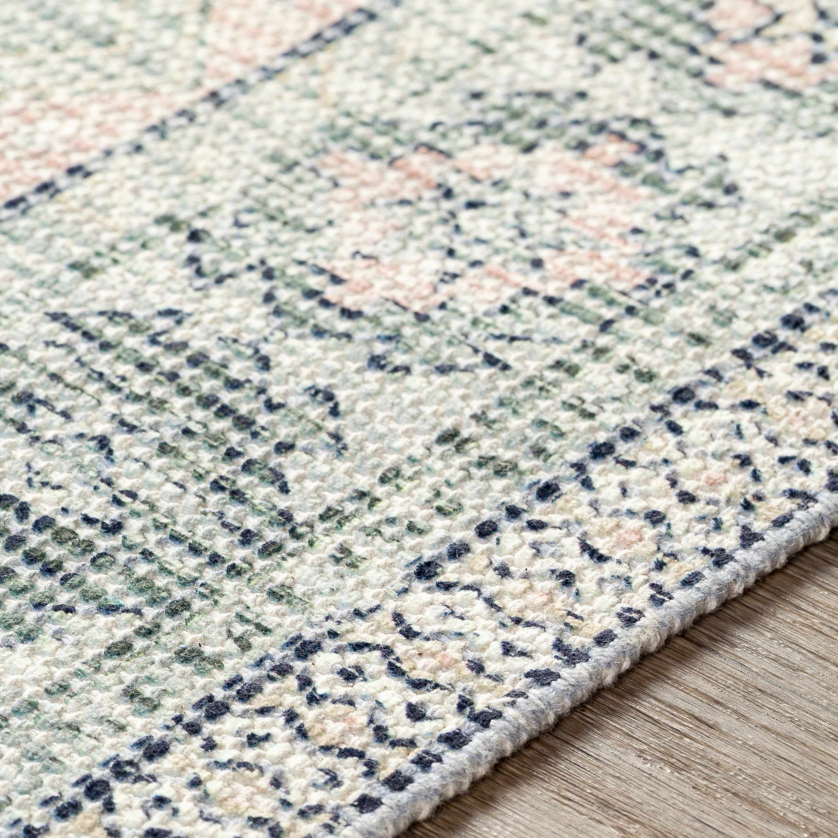 Foraker Sage Green Cotton Rug - Image 7