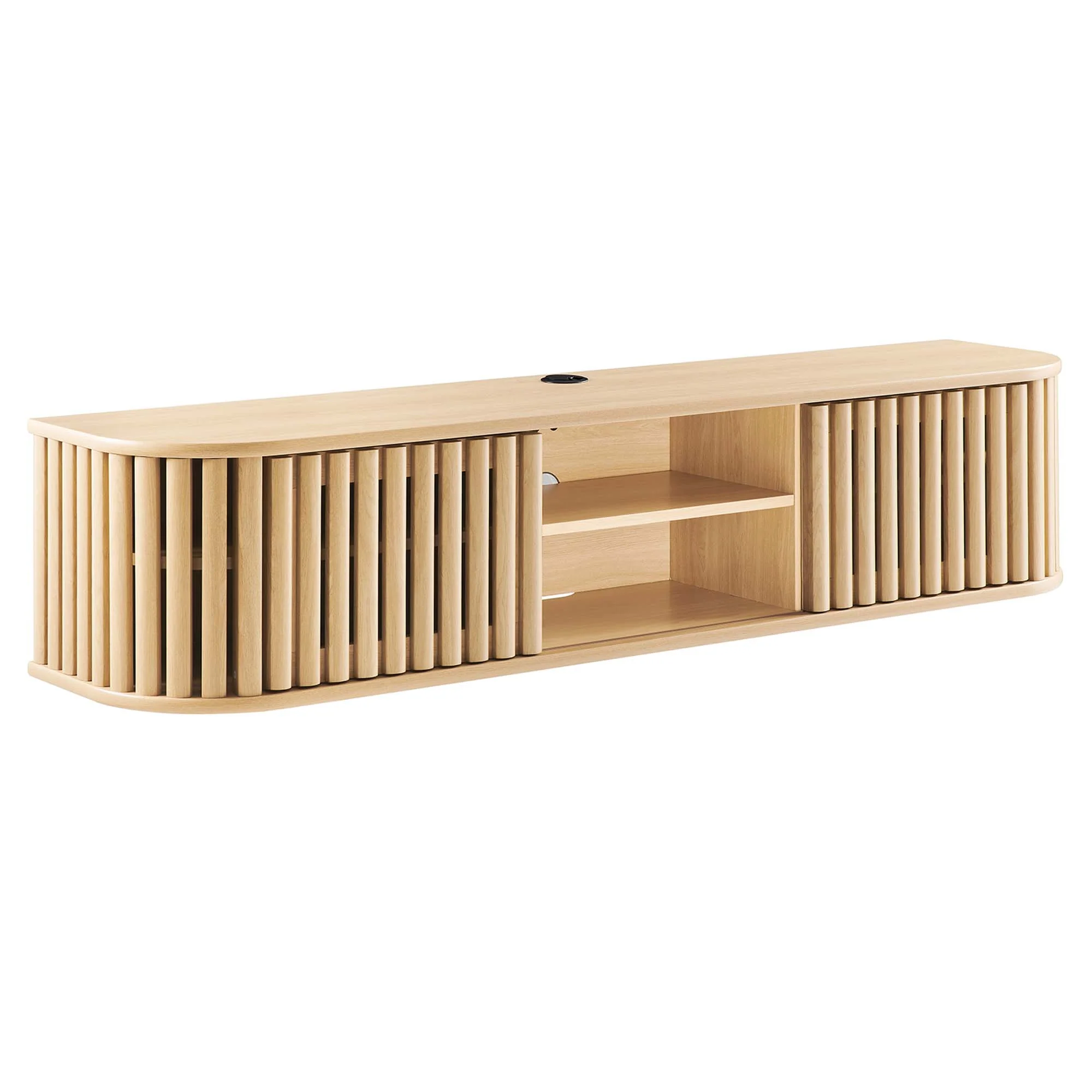 Fortitude 63" Wall-Mounted TV Stand by Modway - Image 14