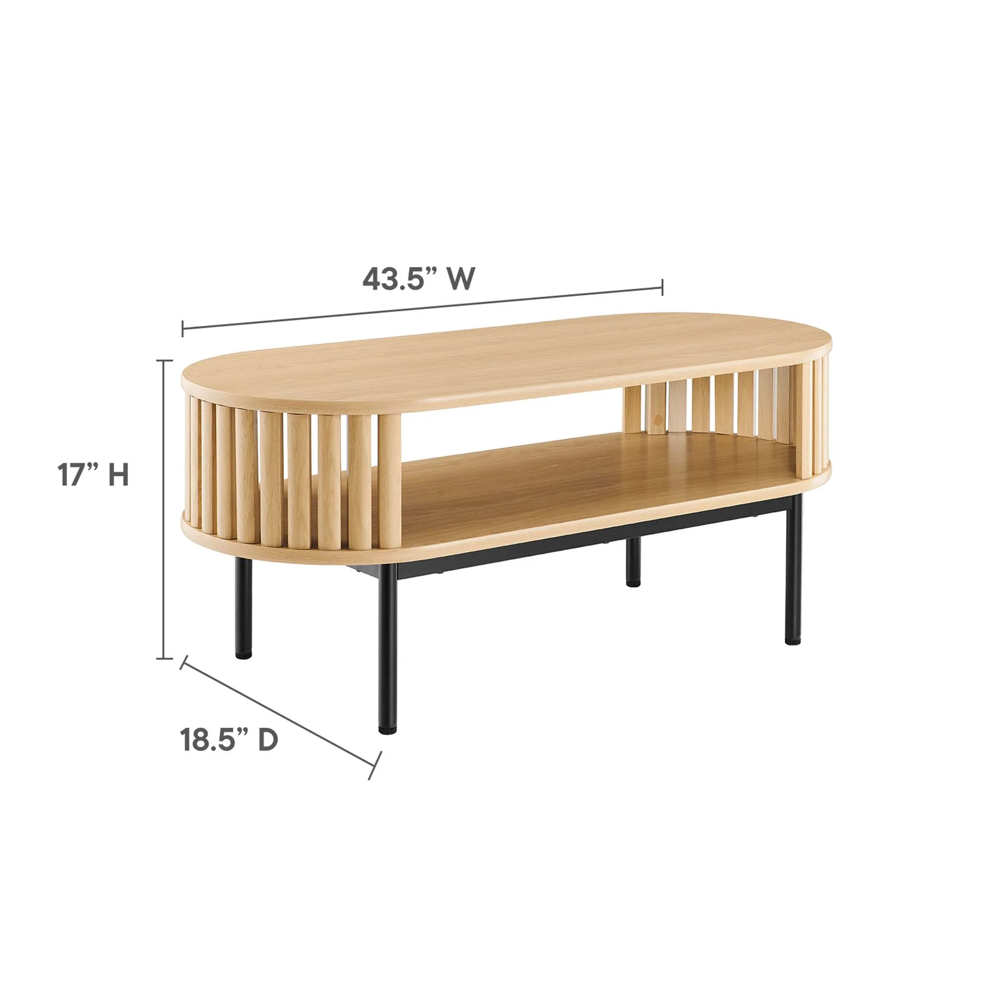 Fortitude Wood Coffee Table by Modway - Image 12