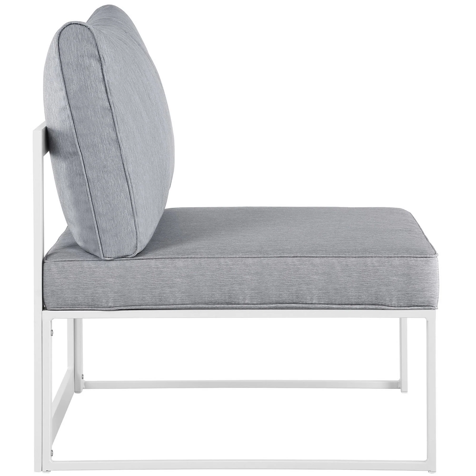 Fortuna Armless Outdoor Patio Chair by Modway - Image 2