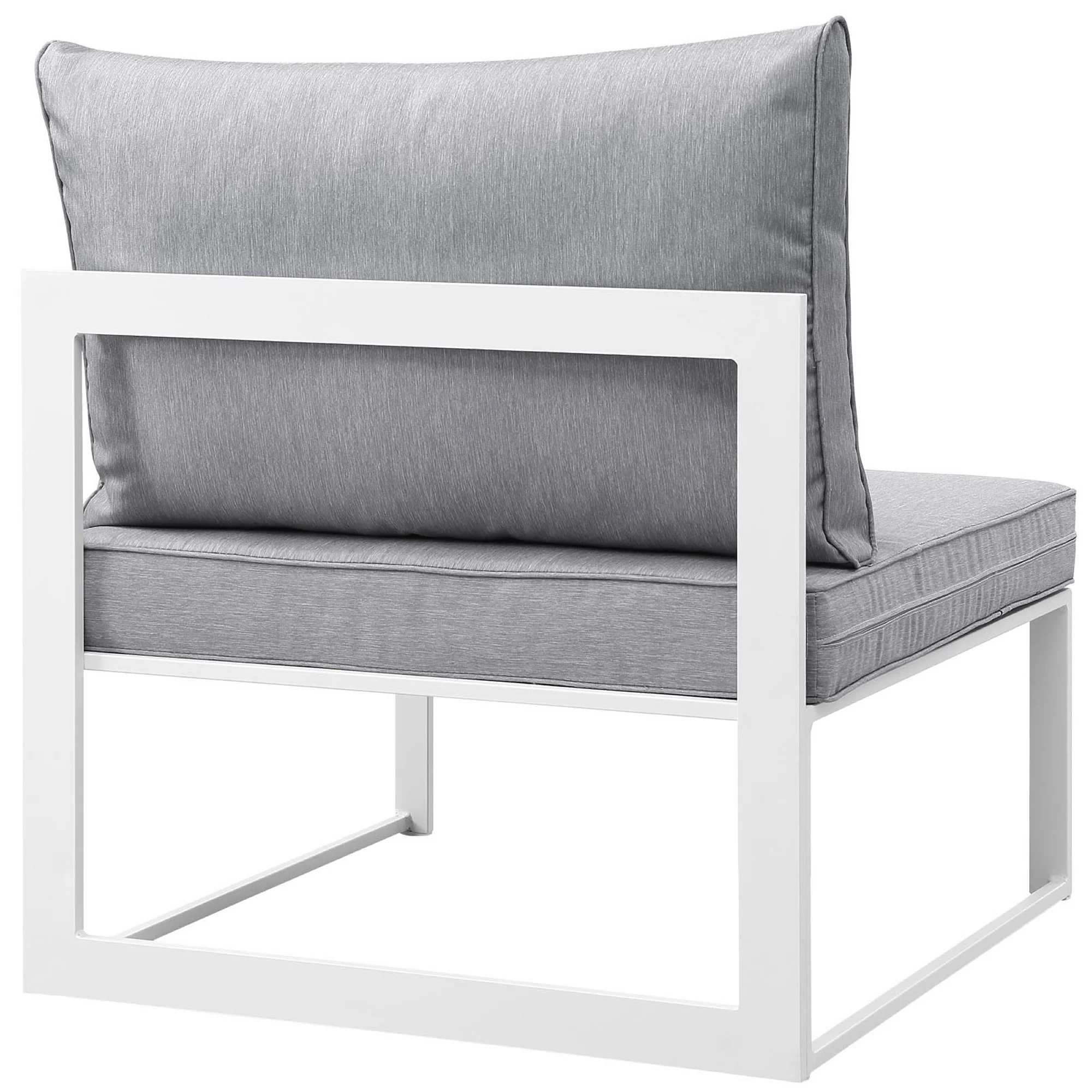 Fortuna Armless Outdoor Patio Chair by Modway - Image 3